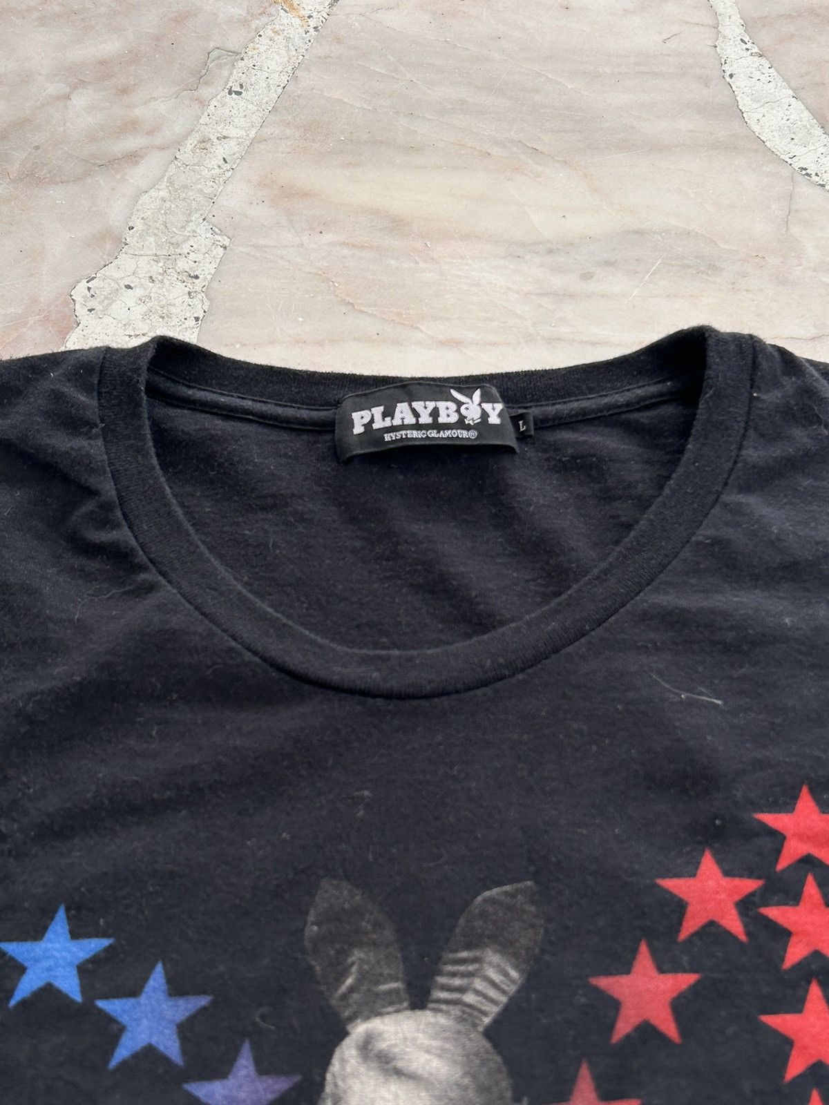 Hysteric Glamour × Playboy Lady Playboy Fronthit Spellout black Size US M / EU 48-50 / 2 - 4 Thumbnail