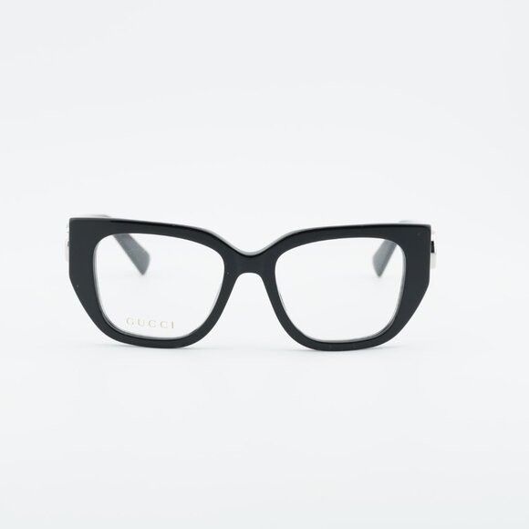 Gucci Gucci GG1952O 001 Eyeglasses Shiny Black 51mm Square Frame Size ONE SIZE - 2 Thumbnail