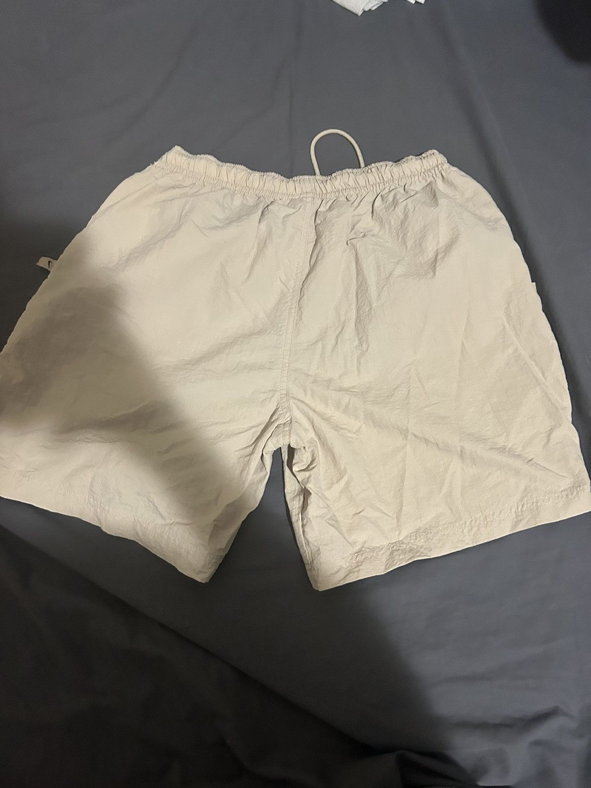 Nike × Vintage Cream Nike Swoosh Shorts Size US 30 / EU 46 - 5 Thumbnail