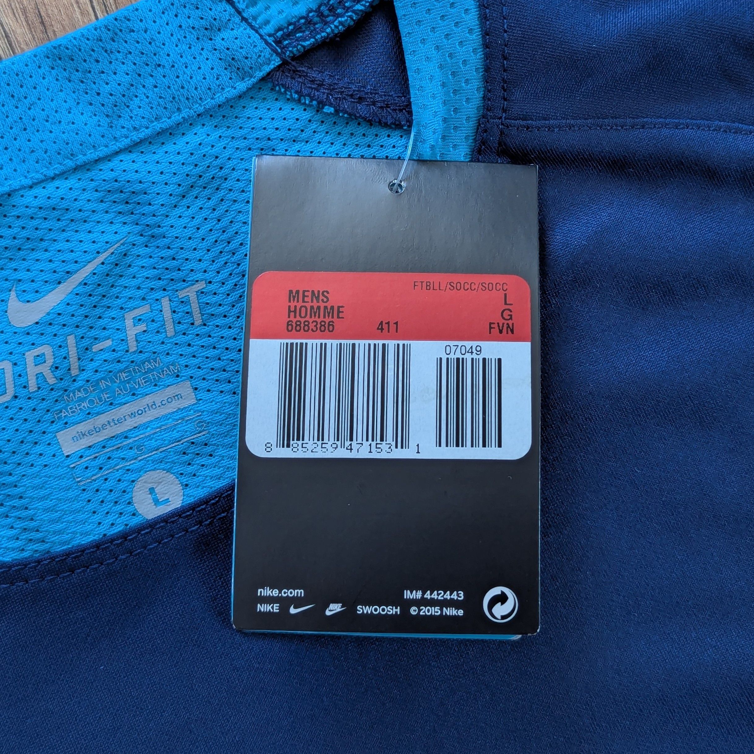 Nike FC Aarau Jersey Nike Training T-Shirt GPX II Lagoon Samsung Size US L / EU 52-54 / 3 - 12 Thumbnail