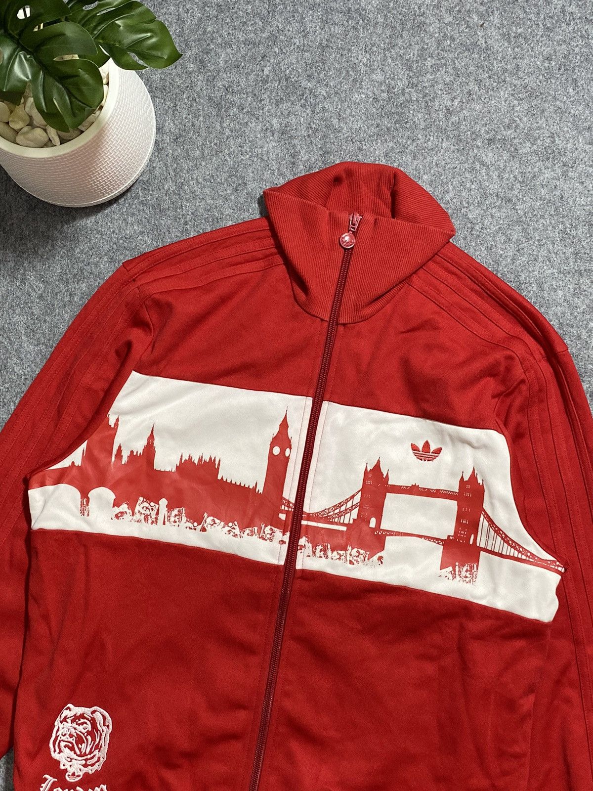 Adidas Rare Adidas Original London Jacket Red Bridge Size US M / EU 48-50 / 2 - 5 Thumbnail