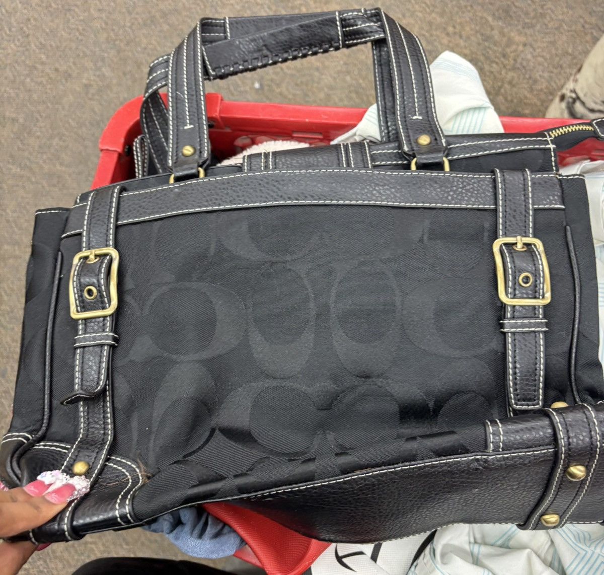 Coach Black Coach Tote Size ONE SIZE - 3 Thumbnail