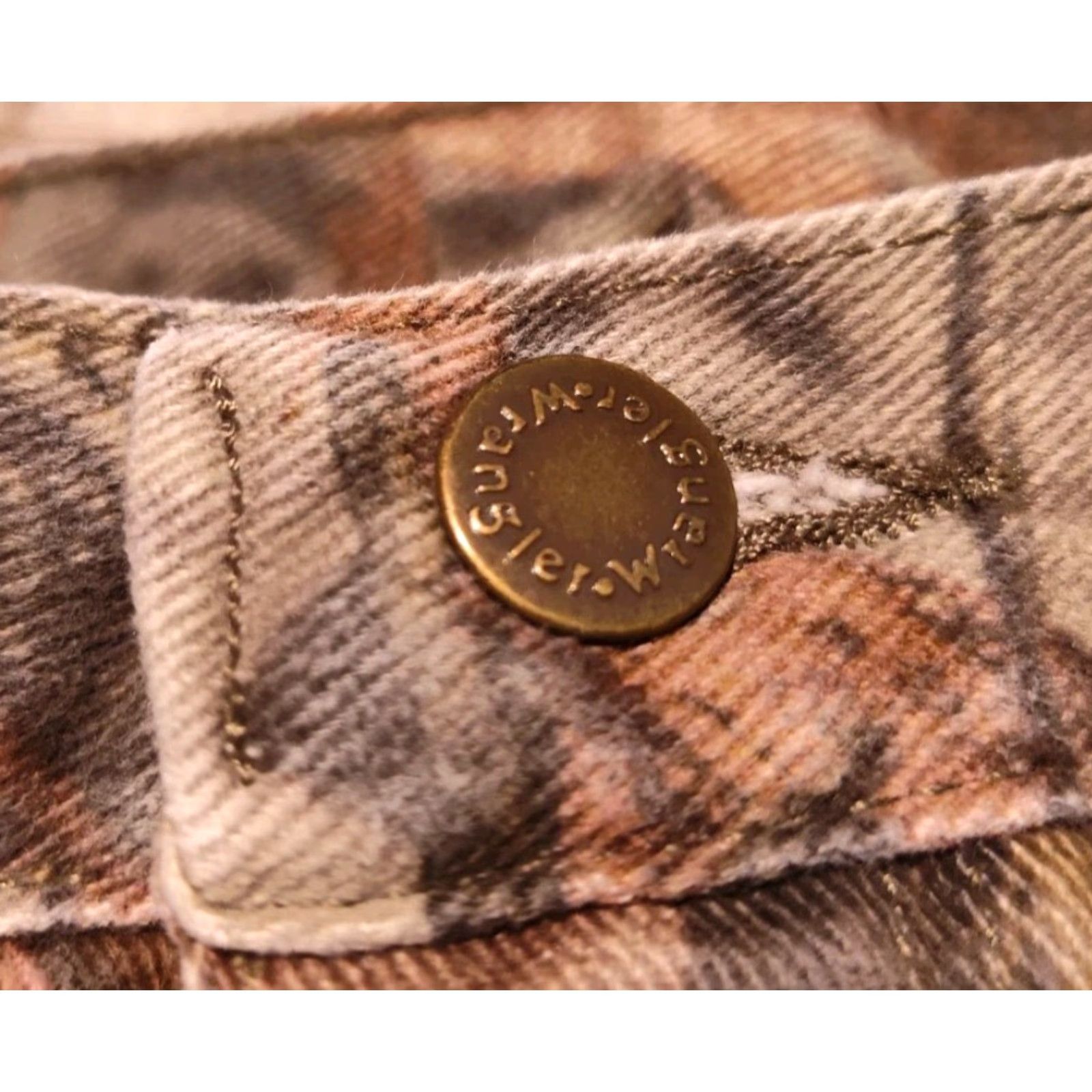 Wrangler Wrangler Pro Gear Jeans Mens 40x29 Camouflage Denim Outdoor Hunting 5-Pocket Regular Straight Brown Cotton Size US 40 / EU 56 - 7 Thumbnail