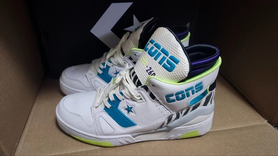 Converse × Just Don Converse Just Don x ERX-260 Mid Animal - White Teal 163783C Size US 8 / EU 41 - 2 Thumbnail