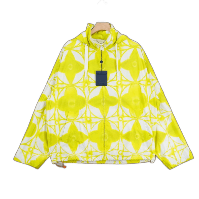 Louis Vuitton Louis Vuitton Yellow Floral Pattern Jacket Size L / US 10 / IT 46 - 1 Thumbnail
