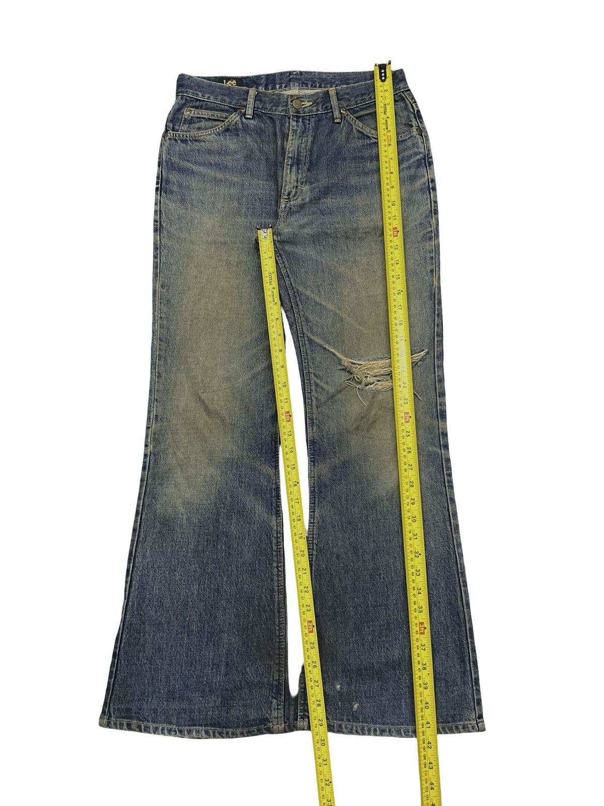 Lee Vintage Lee Riders Japan - Faded Dirty Mud Wash Denim - W31 Size US 31 - 14 Thumbnail