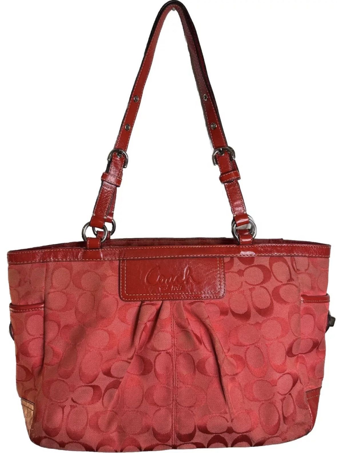 Coach Vintage Canvas and Leather Coach Shoulder Bag Size ONE SIZE - 1 Thumbnail