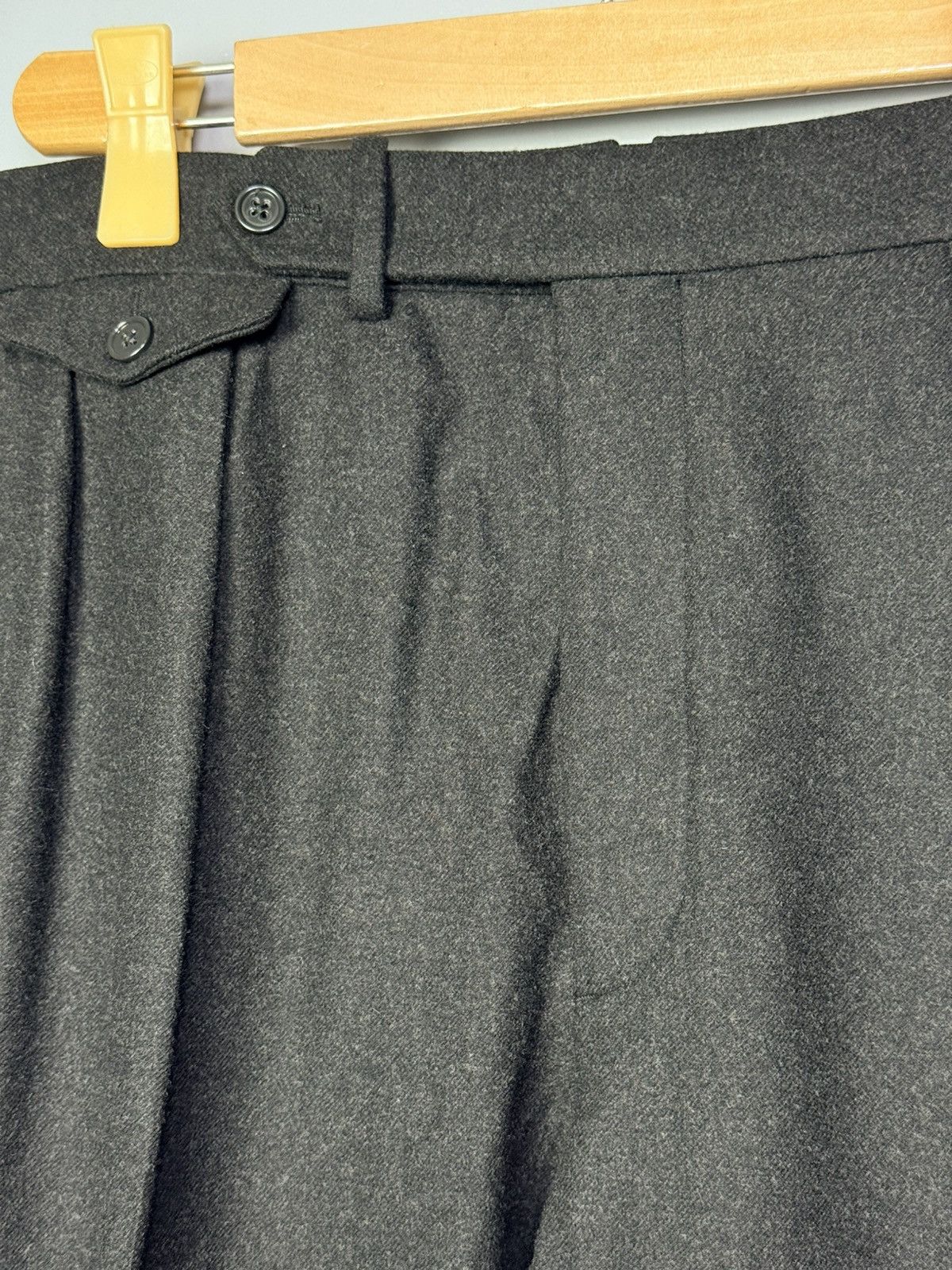 Ralph Lauren Purple Label Ralph Lauren Purple Label Gregory Wool Flannel Trouser Size US 34 / EU 50 - 3 Thumbnail