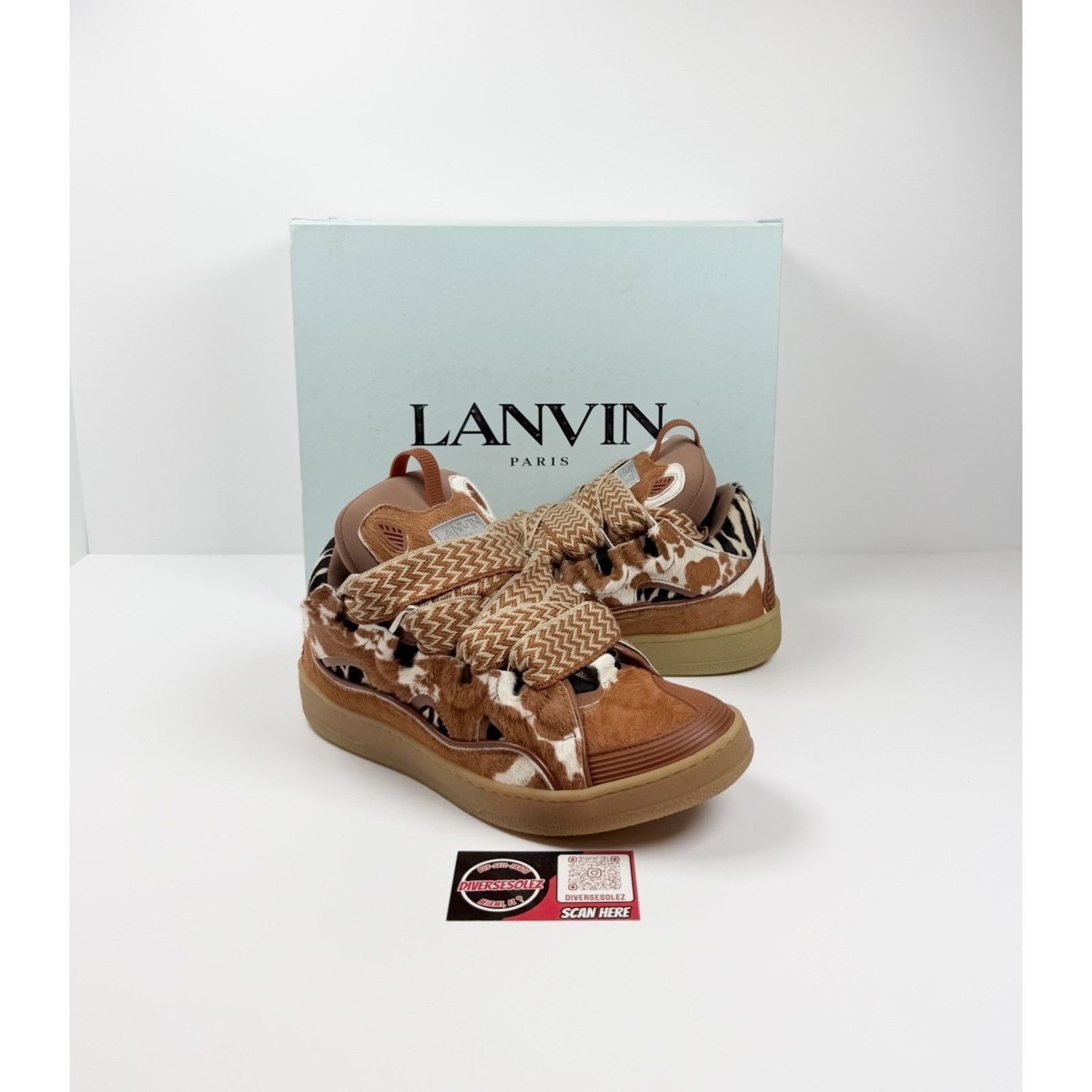 Lanvin Size 10 - Lanvin Curb Pony Hair Brown NEW/RETAIL $1.5K! Size US 10 / EU 43 - 1 Thumbnail