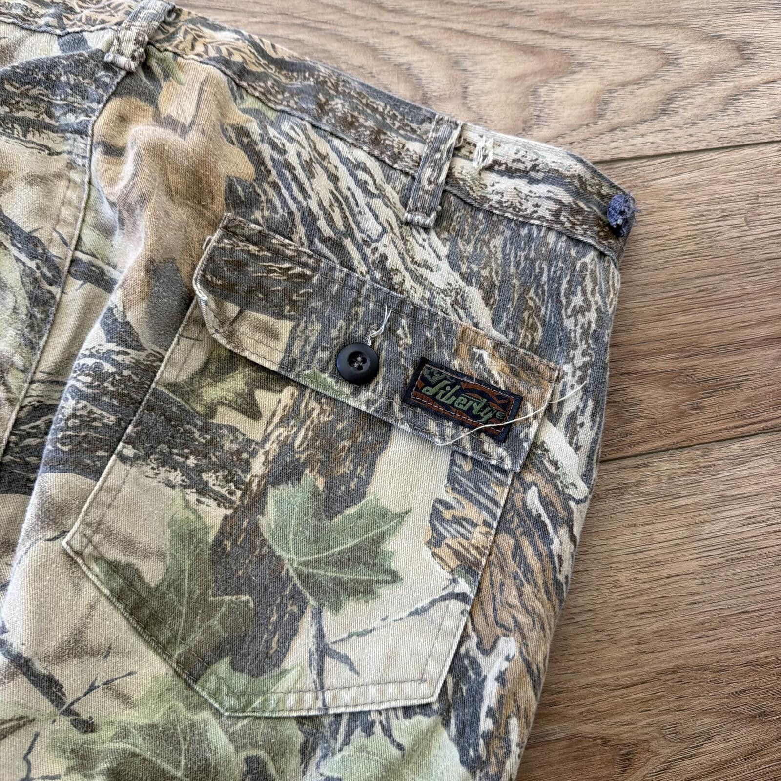 Other Vintage 90s Liberty Realtree Camo Cargo Pants Hunting Grunge Size US 38 / EU 54 - 4 Thumbnail