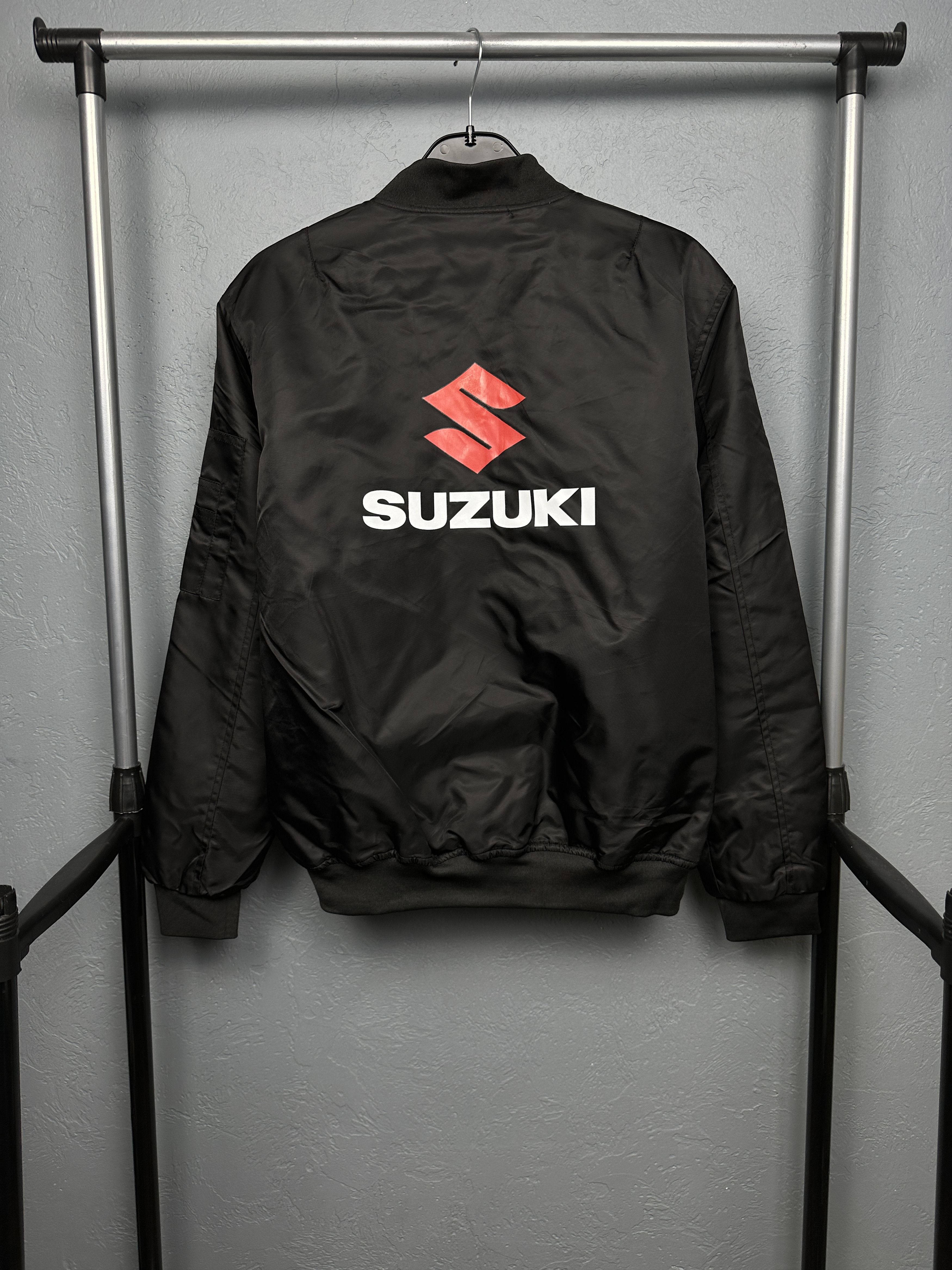 Japanese Brand Suzuki Mens Bomber Jacket Size US L / EU 52-54 / 3 - 7 Thumbnail