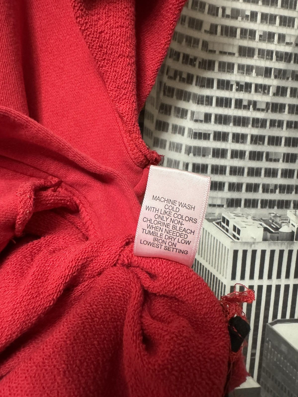 Fear of God FOG Fear of God Collection One Sleeveless Hoodie Red SZ S 🔥 Size US S / EU 44-46 / 1 - 7 Thumbnail