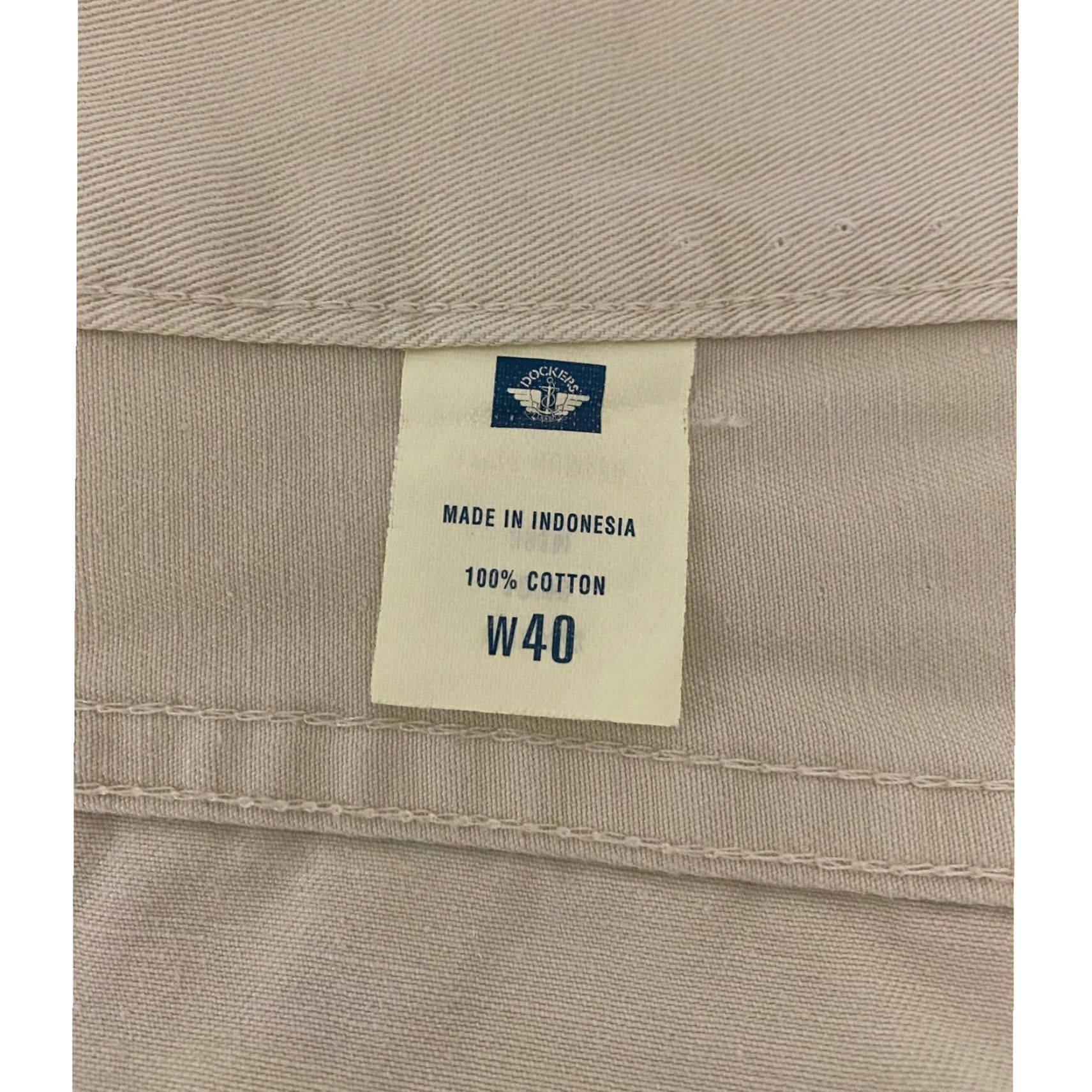 Dockers VINTAGE Dockers Mens Shorts 40 Khaki Beige 5 Pocket Twill Casual Chino Cotton Size US 40 / EU 56 - 5 Thumbnail