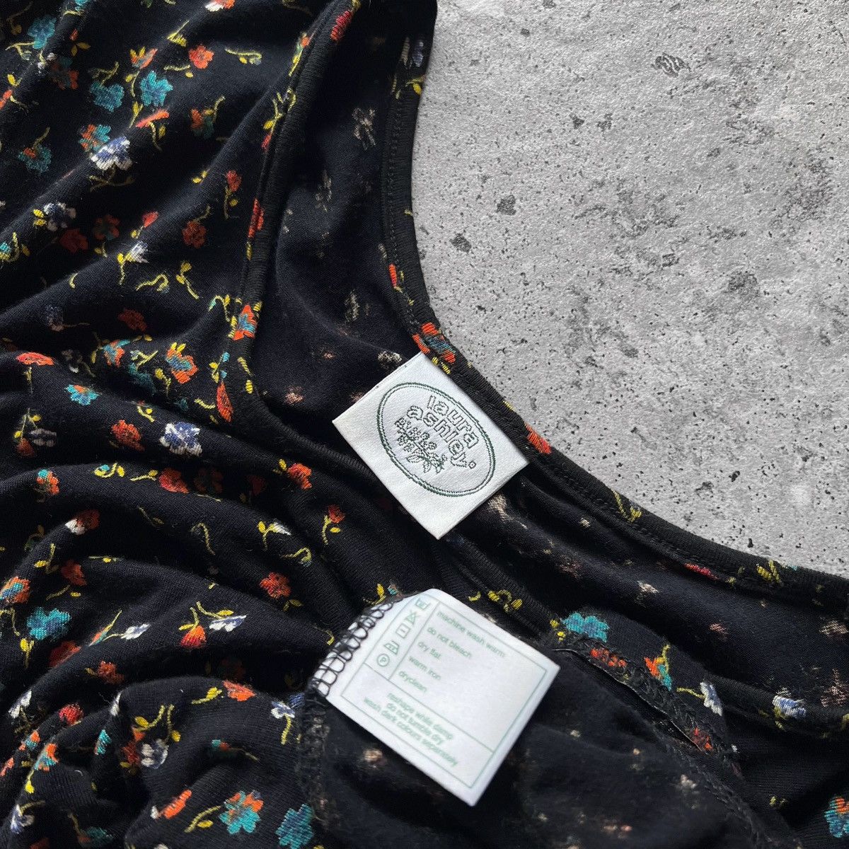 Laura Ashley × Vintage Laura Ashley Womens Vintage Floral Printed Maxi Dress Y2K Size S / US 4 / IT 40 - 6 Thumbnail