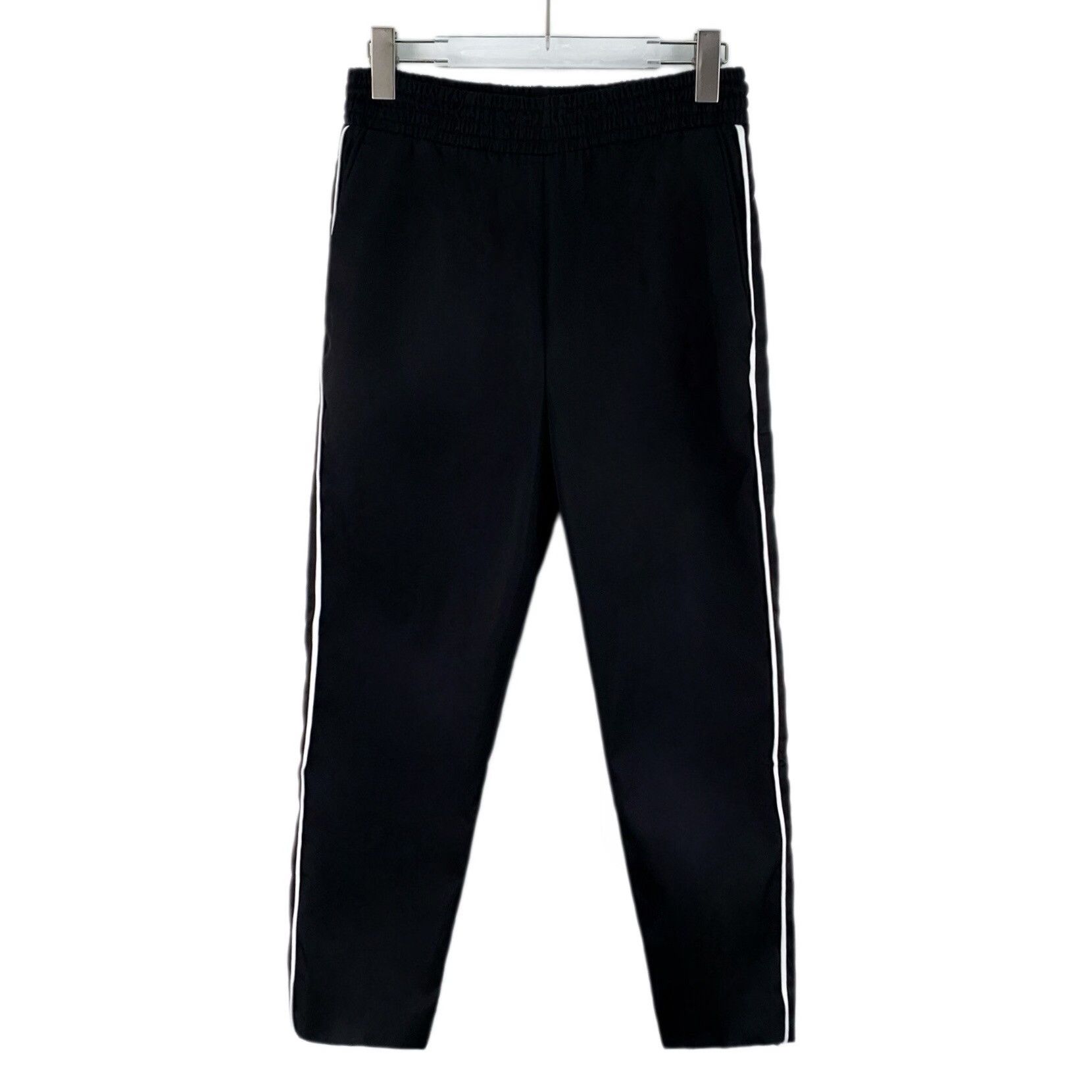 Prada Prada Casual Striped Black Pants S Women Size 26" / US 2 / IT 38 - 1 Thumbnail