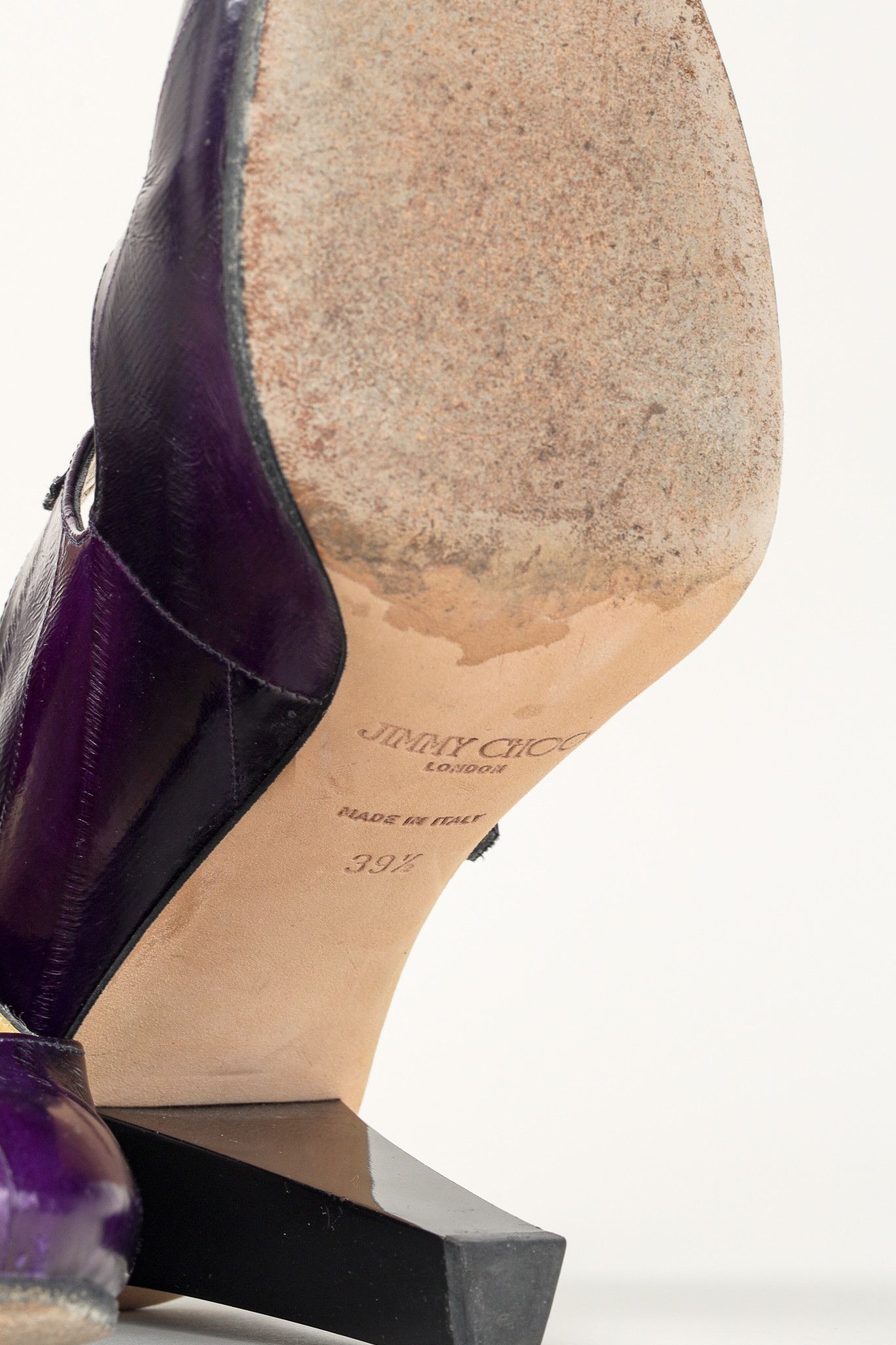 Jimmy Choo Jimmy Choo Kiln Purple Eel Mary Jane Pumps Size US 9 / IT 39 - 6 Thumbnail