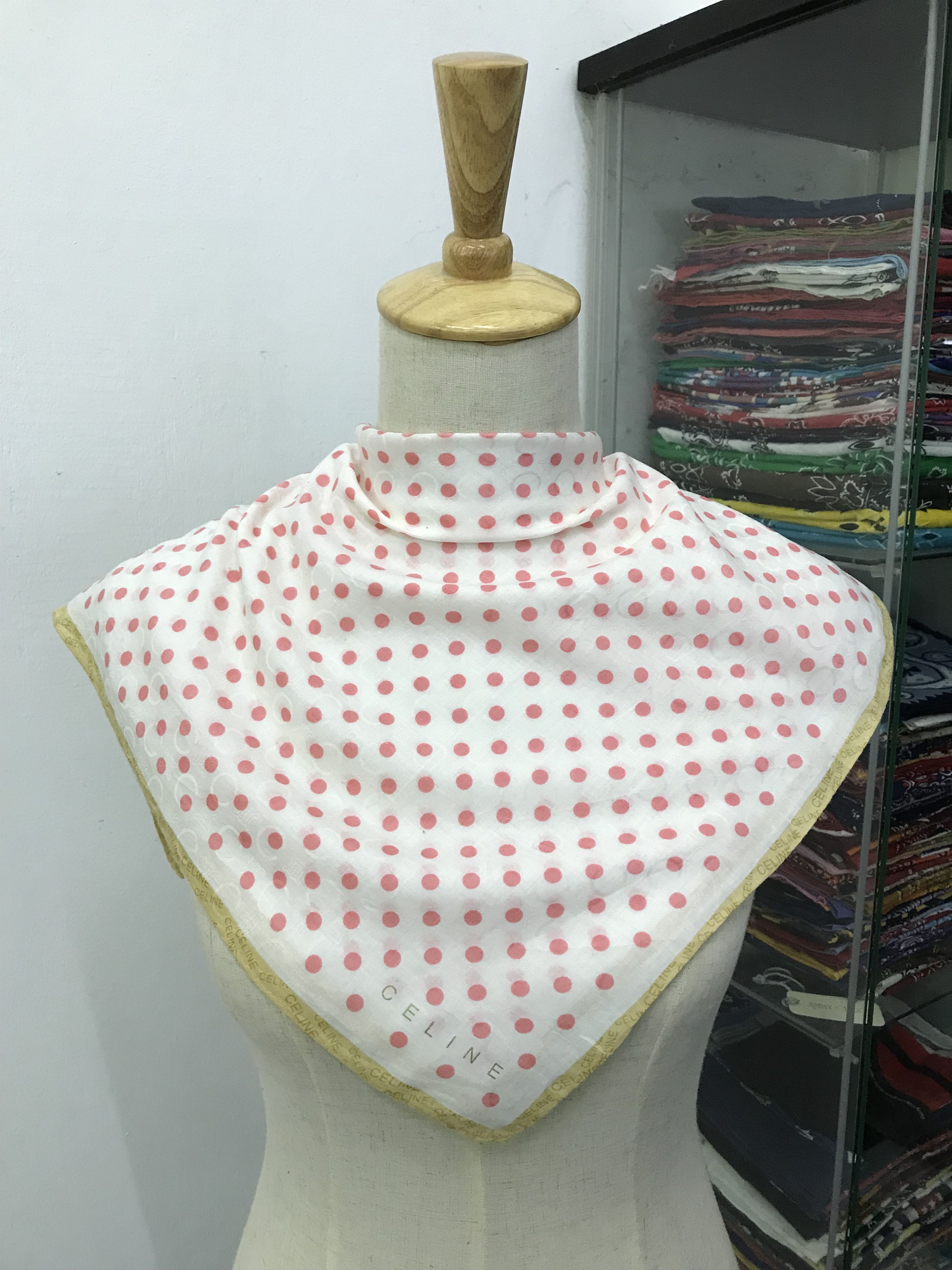 Celine × Vintage Celine Bandana / Handkerchief / Neckerchief - S2599 Size ONE SIZE - 3 Thumbnail