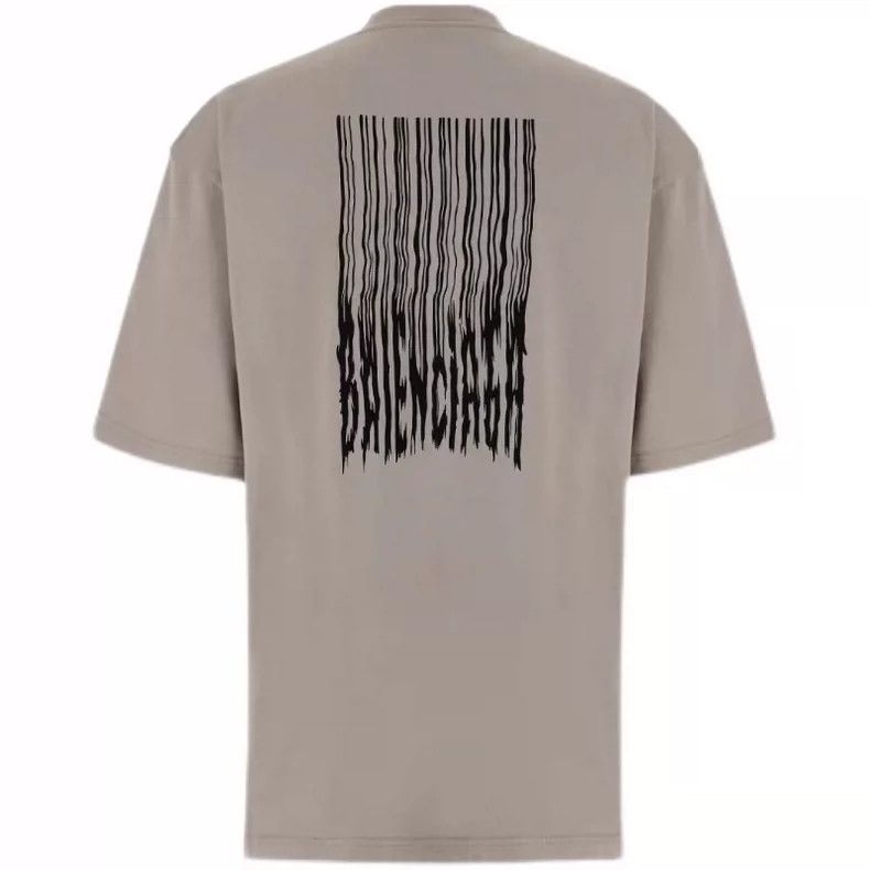 Balenciaga Balenciaga Khaki color waterfall letter logo short-sleeve Size US M / EU 48-50 / 2 - 2 Thumbnail