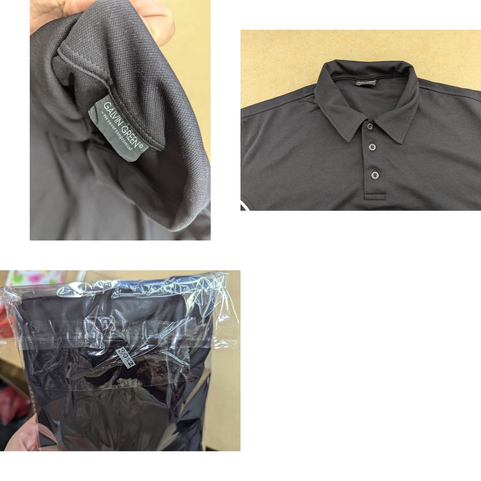 Galvin Green Galvin Green Mens Polo Shirt XL Black Short Sleeves Golf Shirt Polo Mens XL Black Golf Size US XL / EU 56 / 4 - 9 Thumbnail