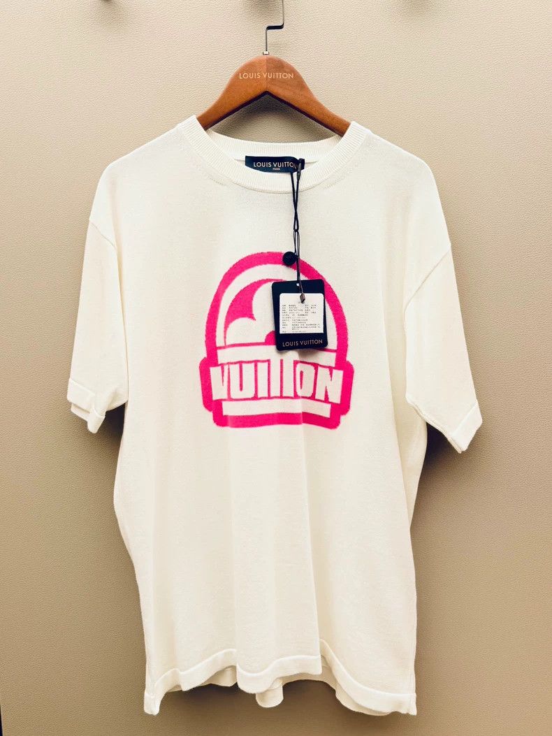 Louis Vuitton Louis Vuitton SS24 Embroidered Logo T-Shirt - dmc Size US M / EU 48-50 / 2 - 1 Thumbnail