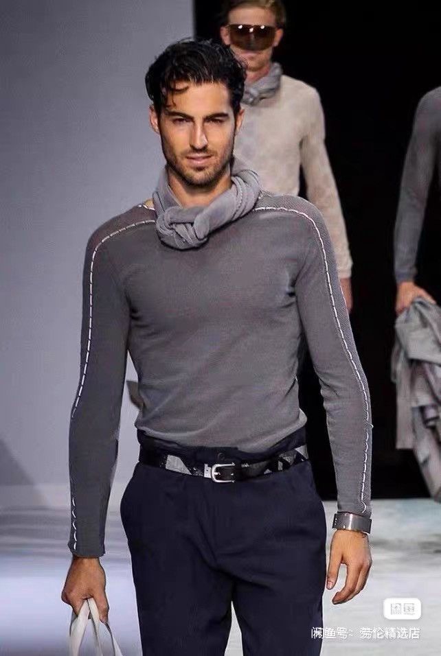 Armani runway top shirt sweater balenciaga prada dior