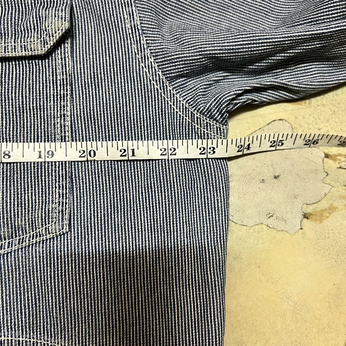 Japanese Brand Vintage Dogman Hickory Work Wear Jacket Distressed Size US L / EU 52-54 / 3 - 14 Thumbnail