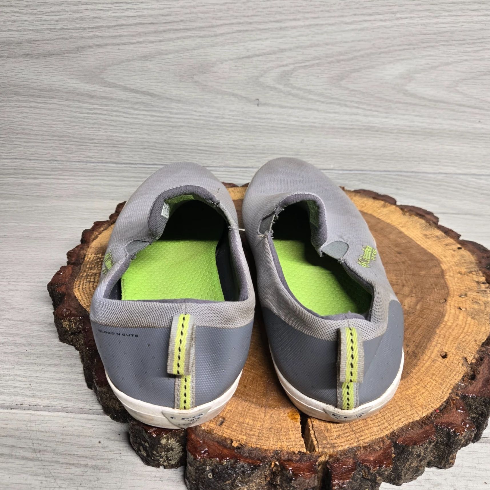 Vintage Columbia Slack Tide Slip-On PFG Fishing Shoes Adult Men’s Size 13 Gray Canvas Lightweight Non-Slip Casual Shoes Mens Size US 13 / EU 46 - 4 Thumbnail