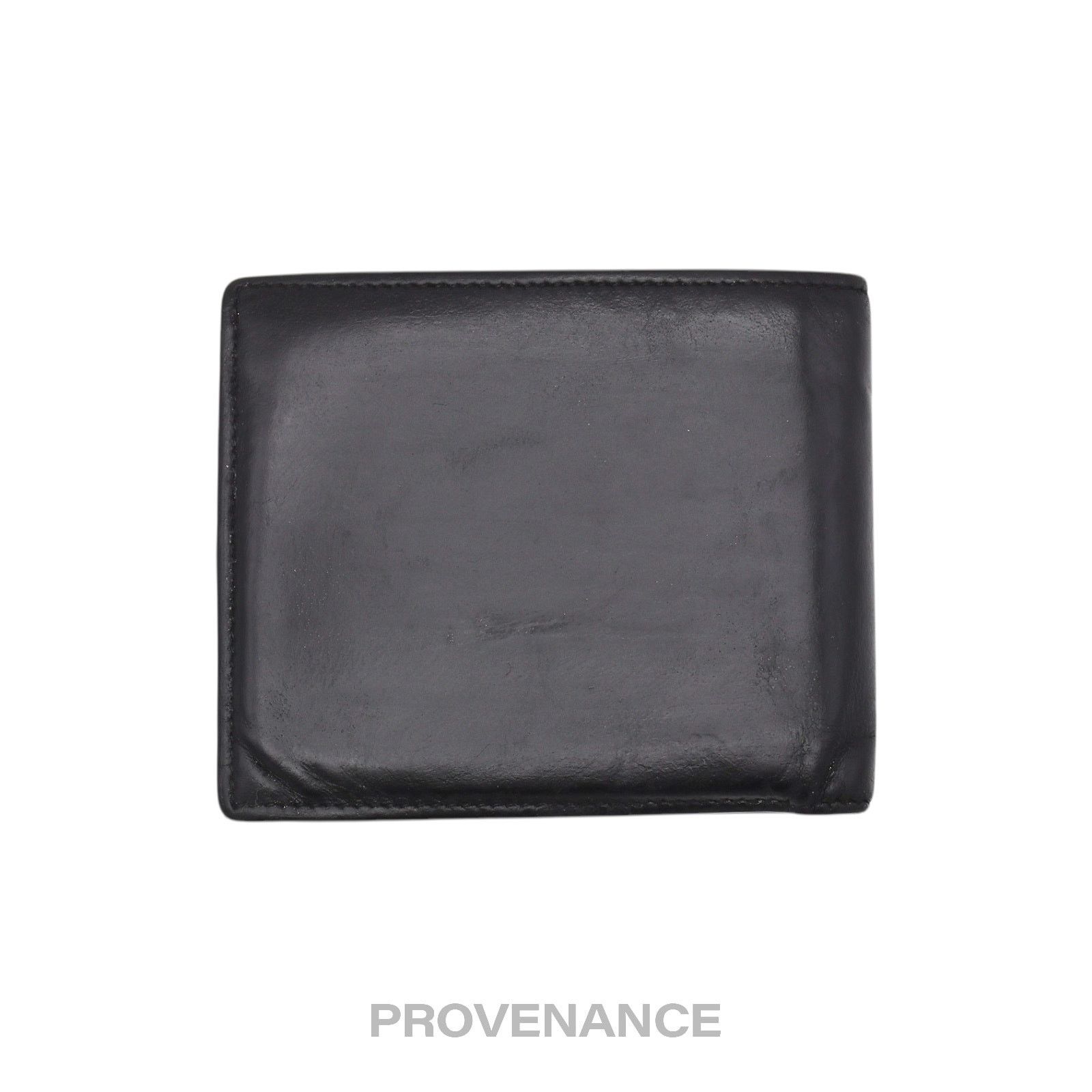 Saint Laurent Paris 🔴 Saint Laurent Paris SLP Logo Bifold Wallet - Black Size ONE SIZE - 2 Thumbnail