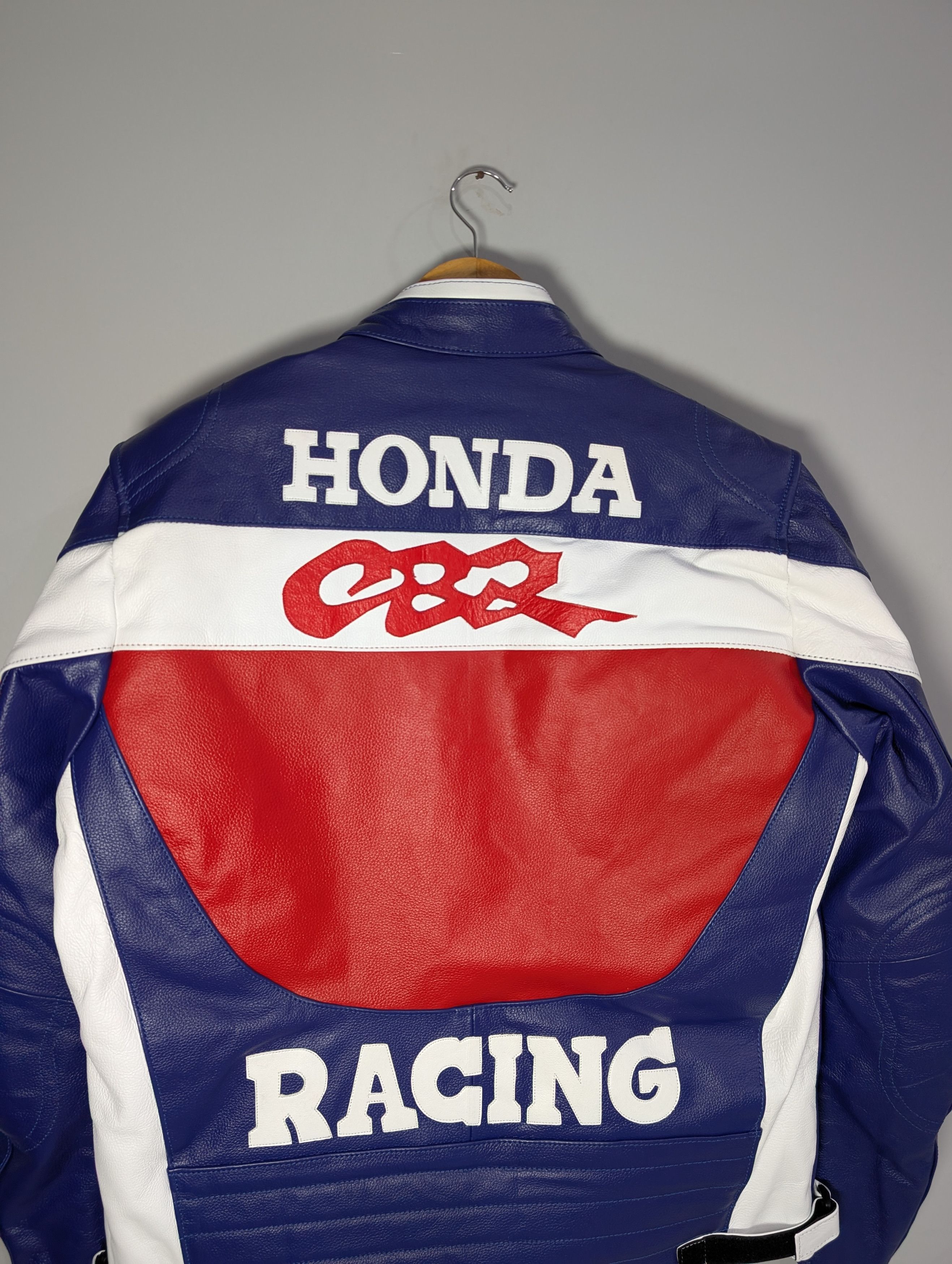 Vintage 🔥Honda🔥 Vintage 90s Leather Jacket Streetwear Size XL / US 12-14 / IT 48-50 - 6 Thumbnail