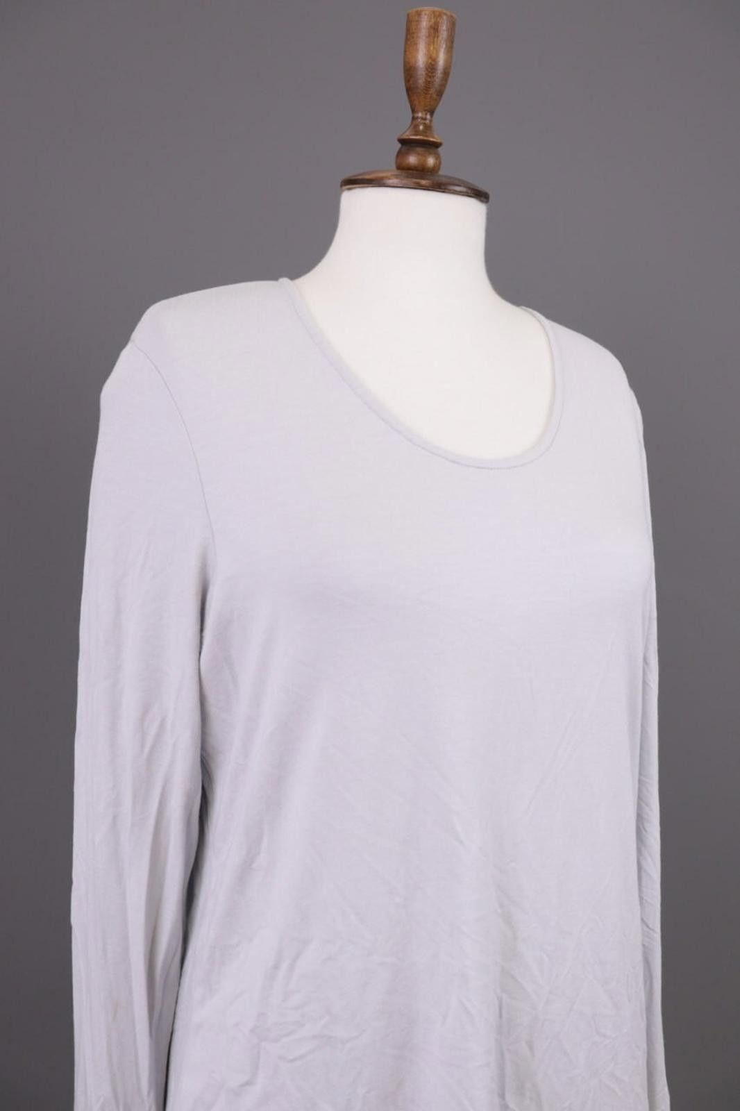 Oscar De La Renta Oska Grau Lagenlook Relaxed Pullover Top Size 3 / L Size M / US 6-8 / IT 42-44 - 5 Thumbnail