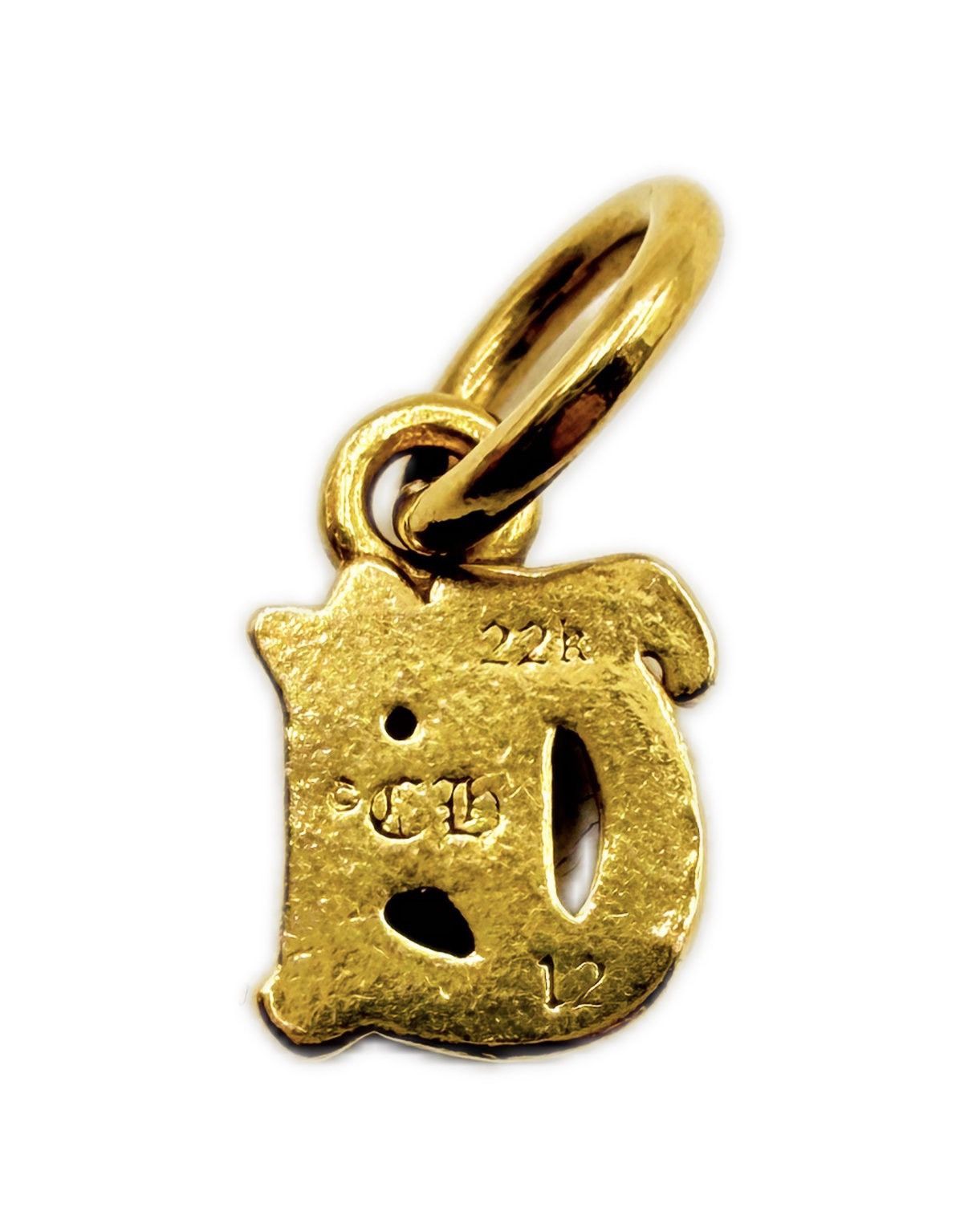 Chrome Hearts Chrome Hearts CH Alphabet Spell Out 22k Gold Charm Pendant Size ONE SIZE - 2 Thumbnail