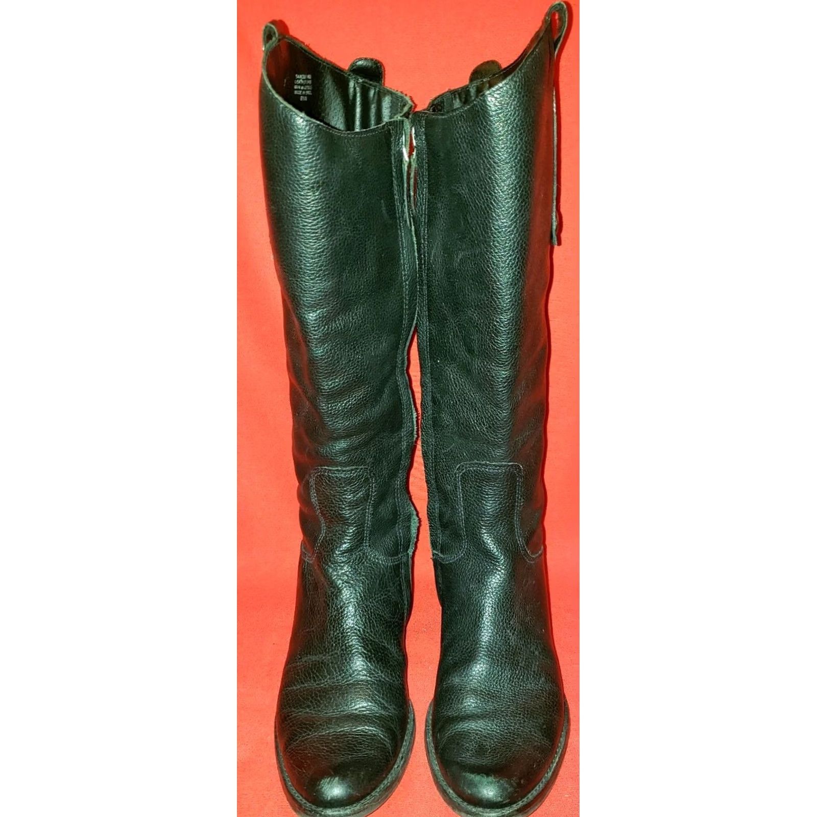 Matisse Matisse Sargent Riding Boots Black Real Leather 6.5M 9 Buttons Military Look Women Size US 5 / IT 35 - 3 Thumbnail
