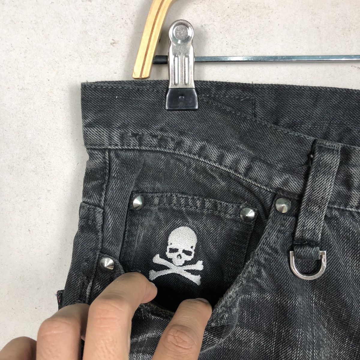 Mastermind Japan Mastermind Japan Paradise Damaged Washed Punk Jeans Size US 32 / EU 48 - 9 Thumbnail