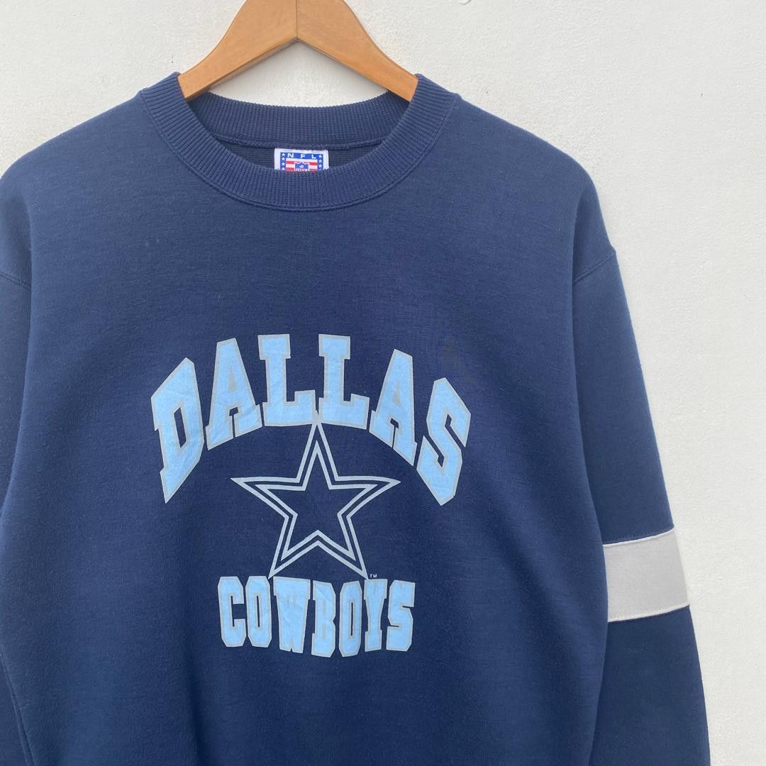 NFL × Vintage VINTAGE DALLAS COWBOYS SWEATSHIRT LARGE PULLOVER Size US L / EU 52-54 / 3 - 3 Thumbnail
