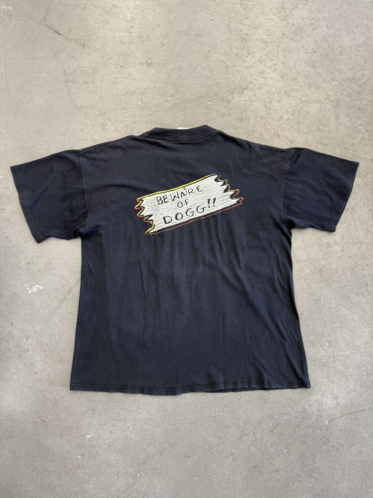 Rap Tees × Vintage 1993 Vintage Snoop Doggy Dogg Beware Of Dogg Rap Tee Size US XL / EU 56 / 4 - 2 Thumbnail