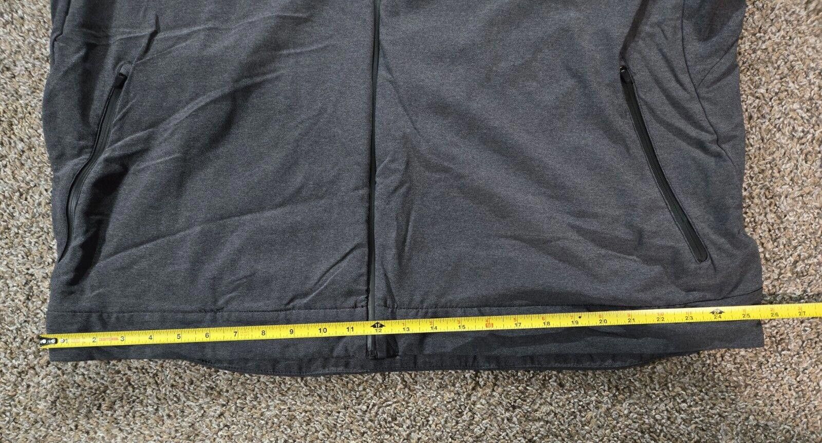 Nike Grey Nike 3XL Zip Up Jacket With Zip Pockets Size US XXL / EU 58 / 5 - 12 Thumbnail