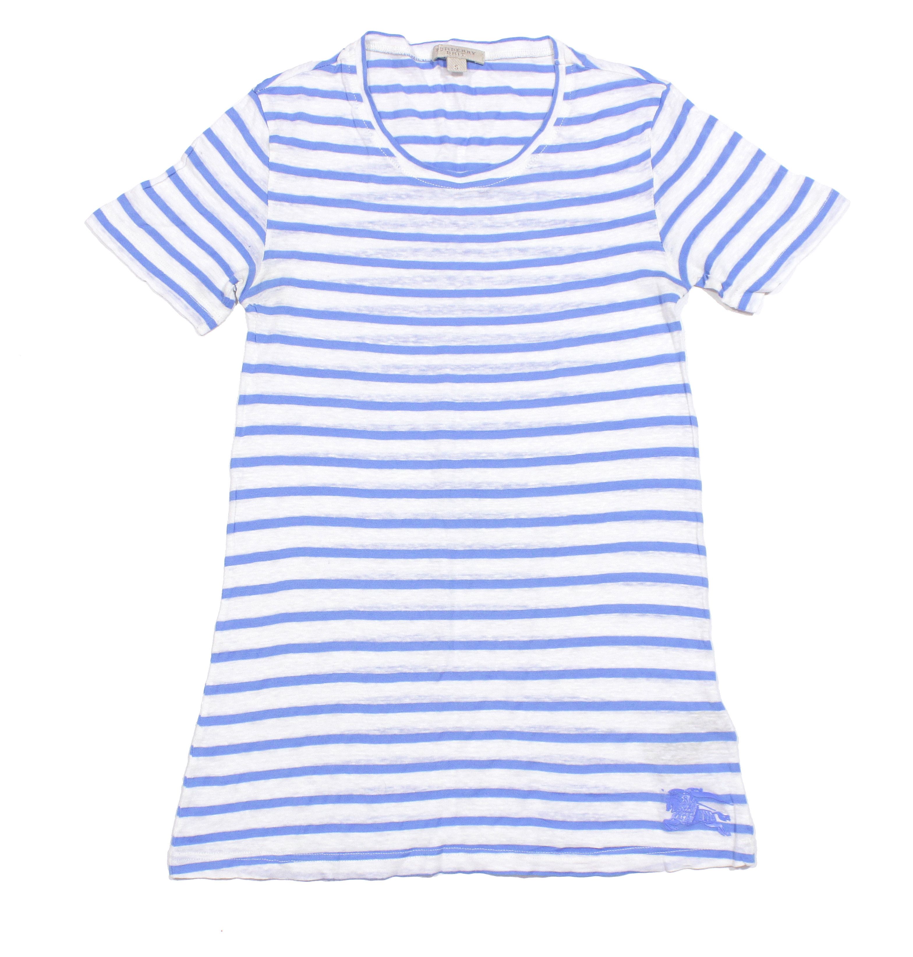 Burberry Brit Logo Striped T-Shirt Size S / US 4 / IT 40 - 1 Thumbnail