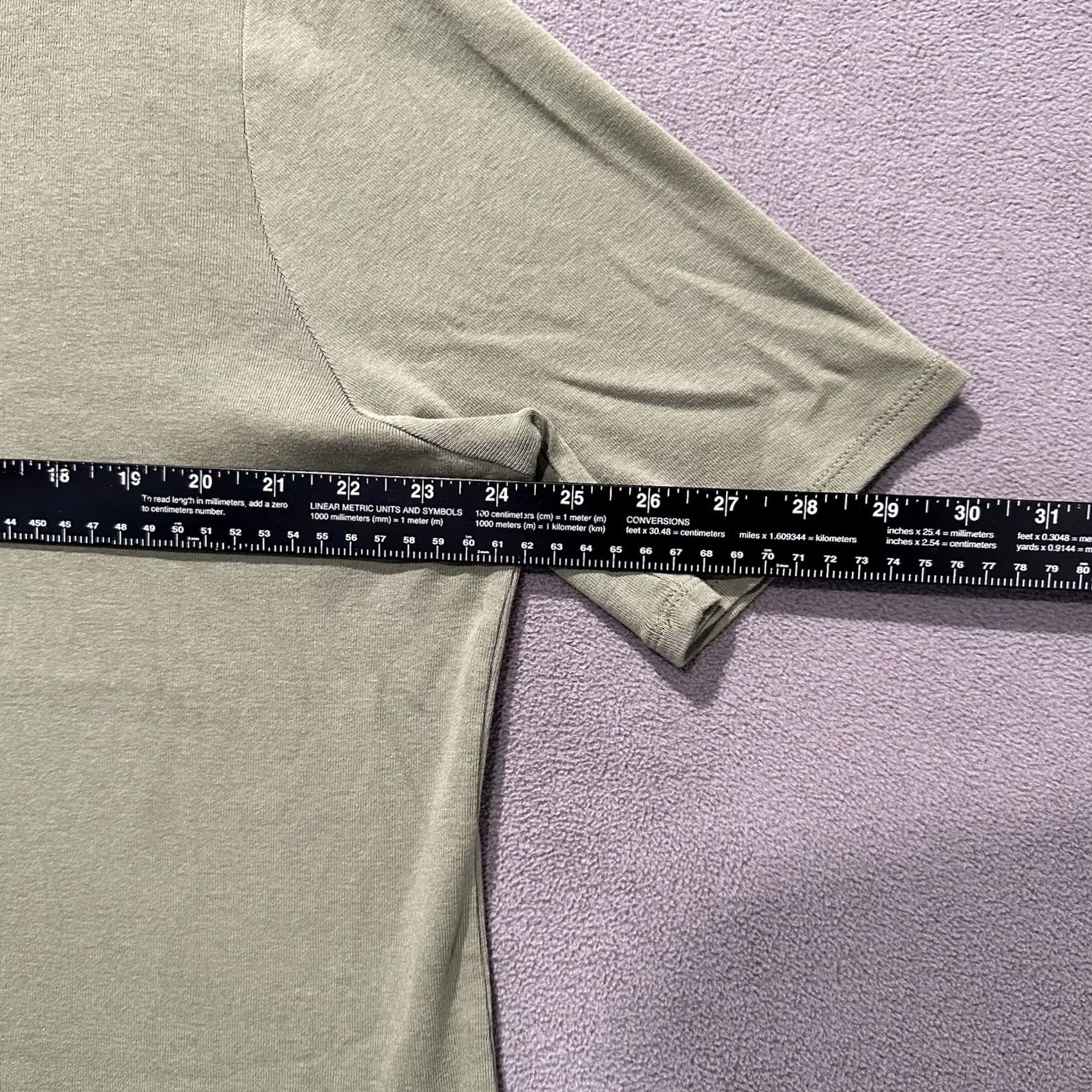 Vintage Time And Tru T-Shirt Womens 3XL Bay Leaf Green Short Sleeve Cotton Round Neck Size XXL / US 16-18 / IT 52-54 - 5 Thumbnail