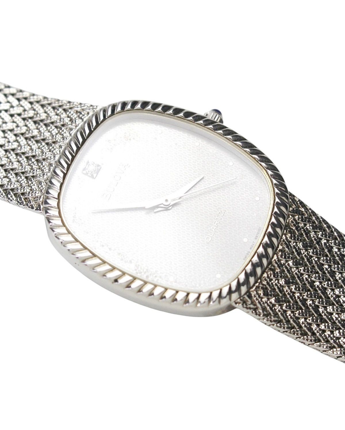 Bulova 1990S BULOVA QUARTZ CUSHION DIAL MESH WATCH Size ONE SIZE - 4 Thumbnail