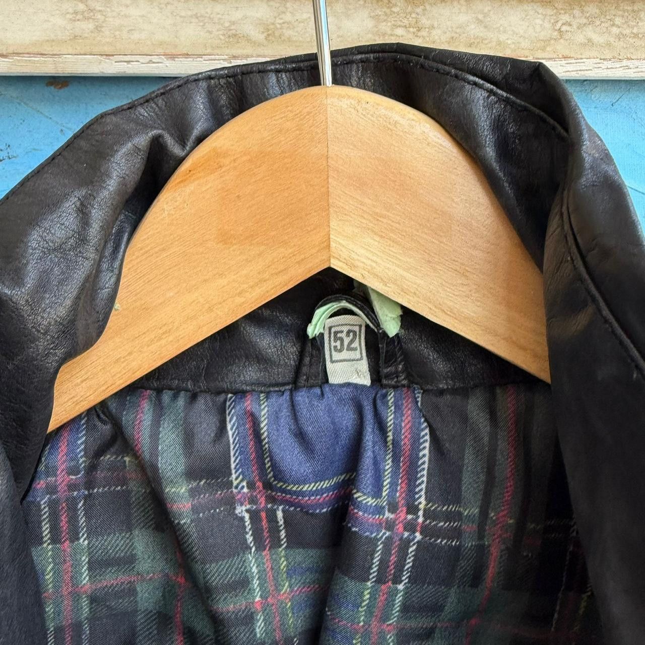 Leather Vintage Real Leather Jacket Biker Black Rare Luxury Ramones Size US L / EU 52-54 / 3 - 5 Thumbnail