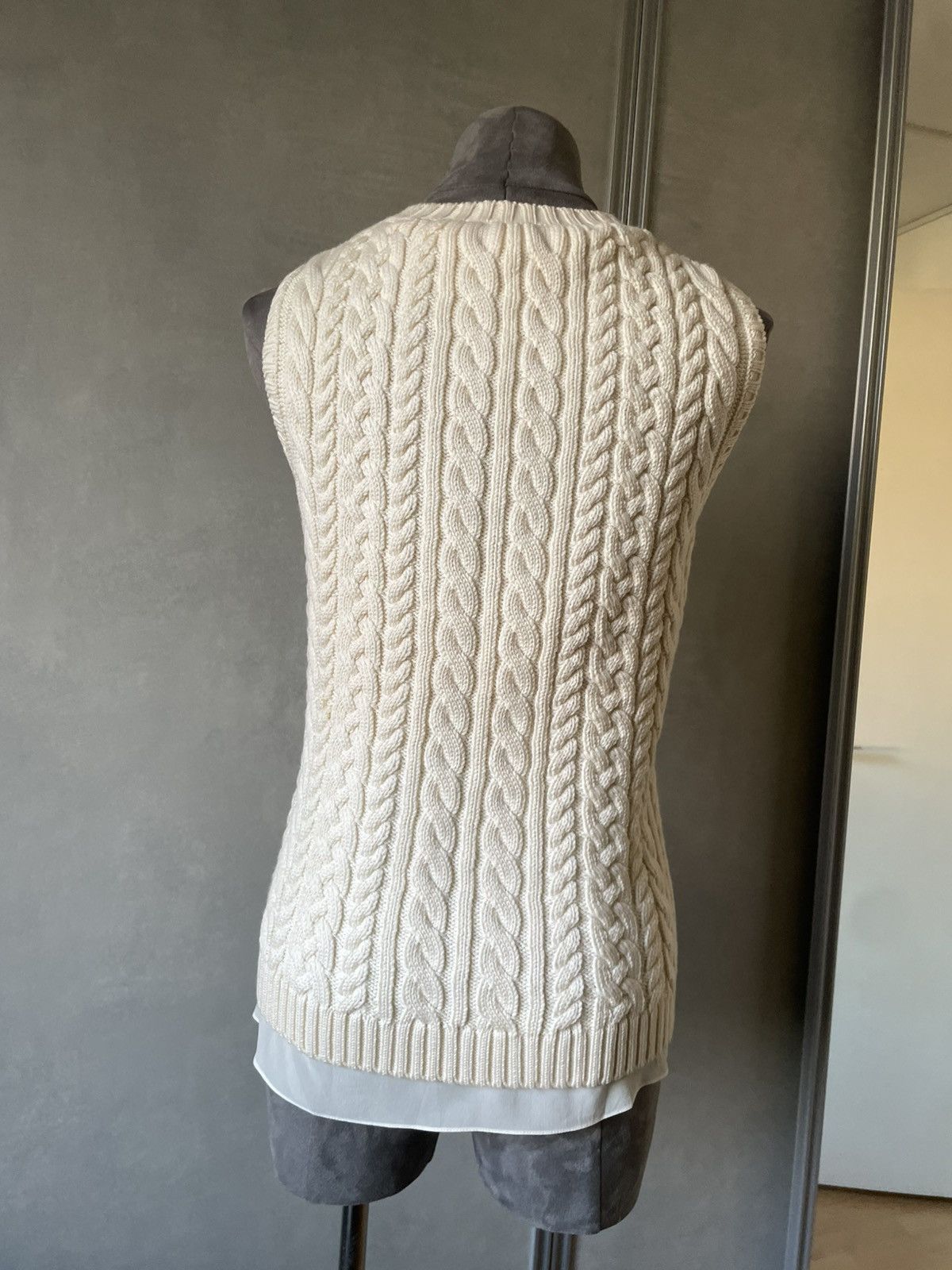 Dior CHRISTIAN DIOR sweater wool and silk Size XS / US 0-2 / IT 36-38 - 4 Thumbnail