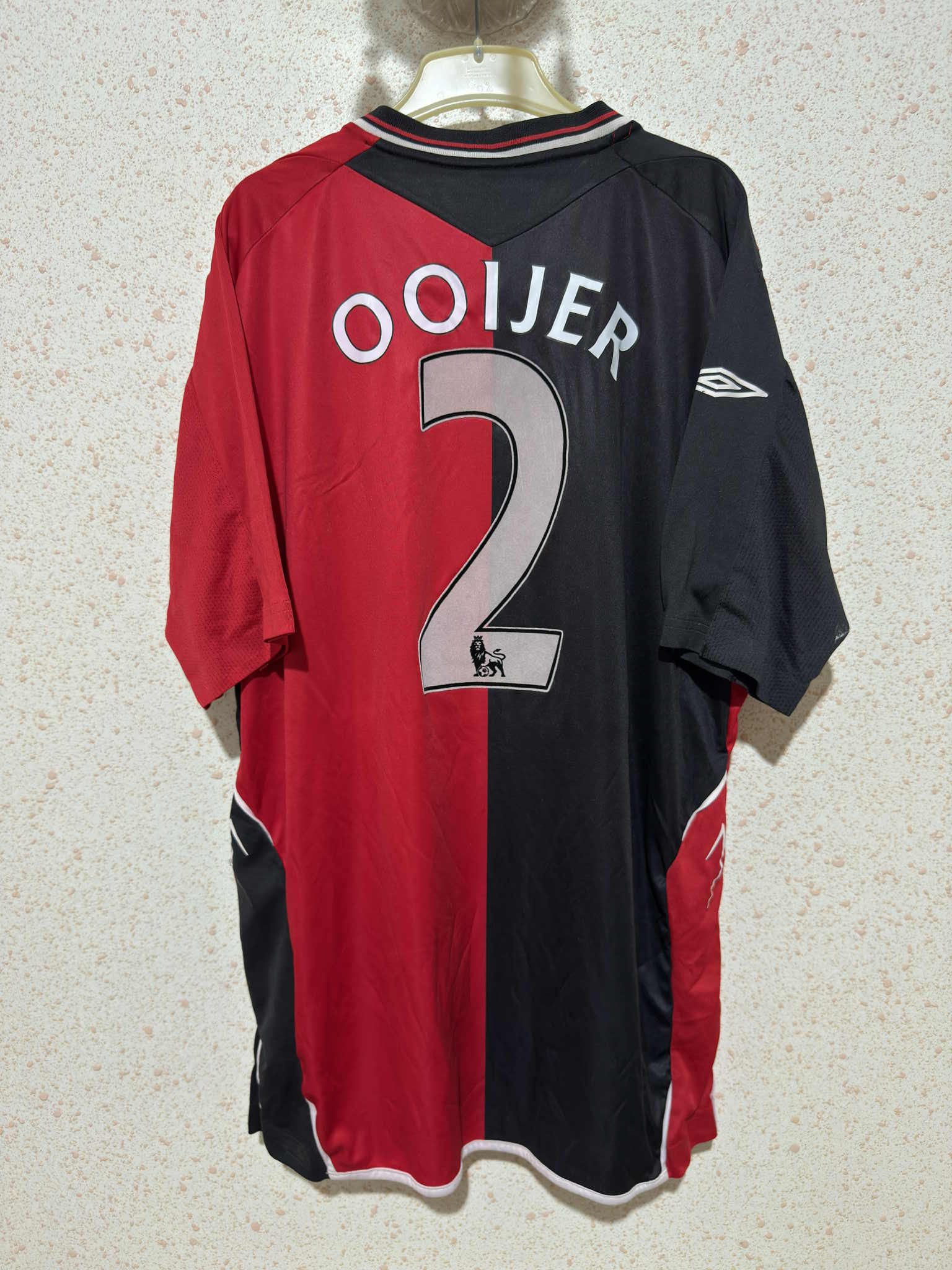 Umbro Blackburn 2007/08 Away Shirt - Ooijer #2 Size US XL / EU 56 / 4 - 2 Thumbnail