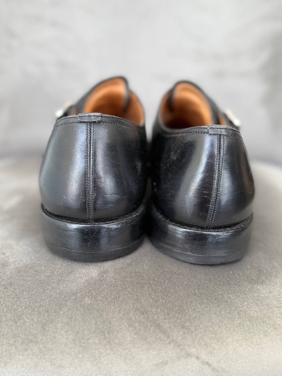 Bally Bally Scardino mens Black Leather Monks monk strap Loafers Size US 11.5 / EU 44-45 - 9 Thumbnail