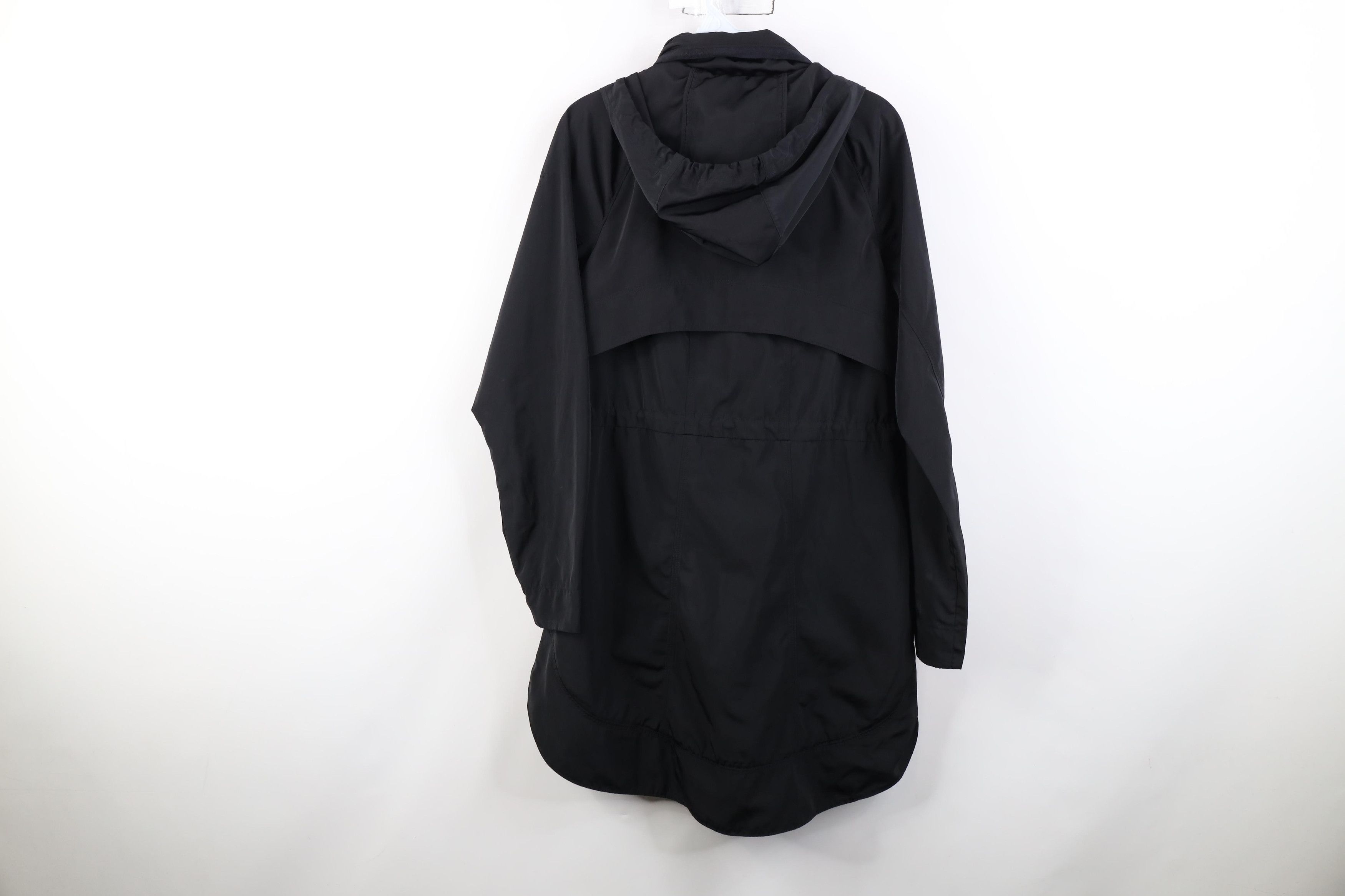 Athleta Athleta Resistant Drip Drop Hooded Rain Jacket Parka Black Size S / US 4 / IT 40 - 11 Thumbnail