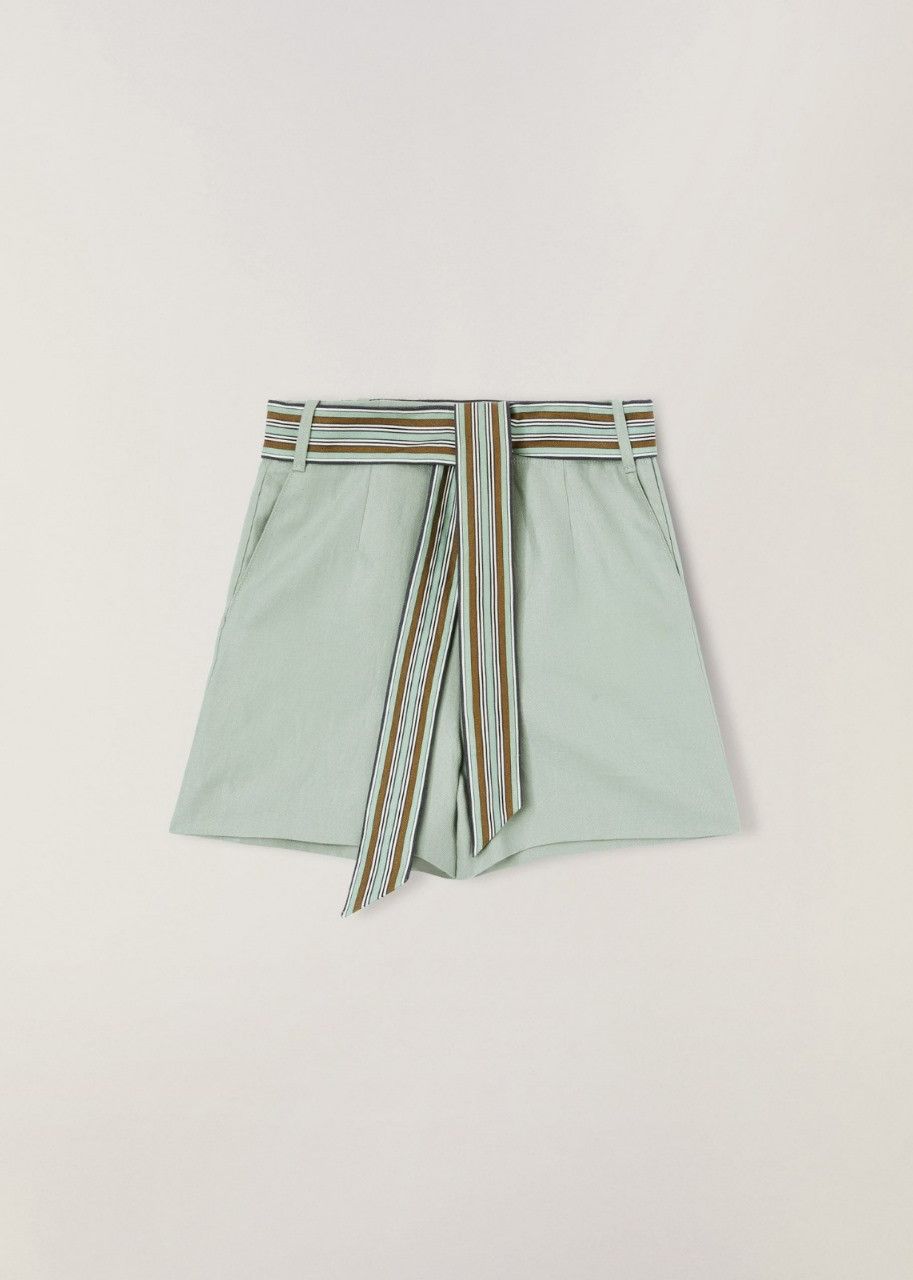image of Loro Piana O1Srvl11E0424 Shorts In Grey, Women's (Size 26)