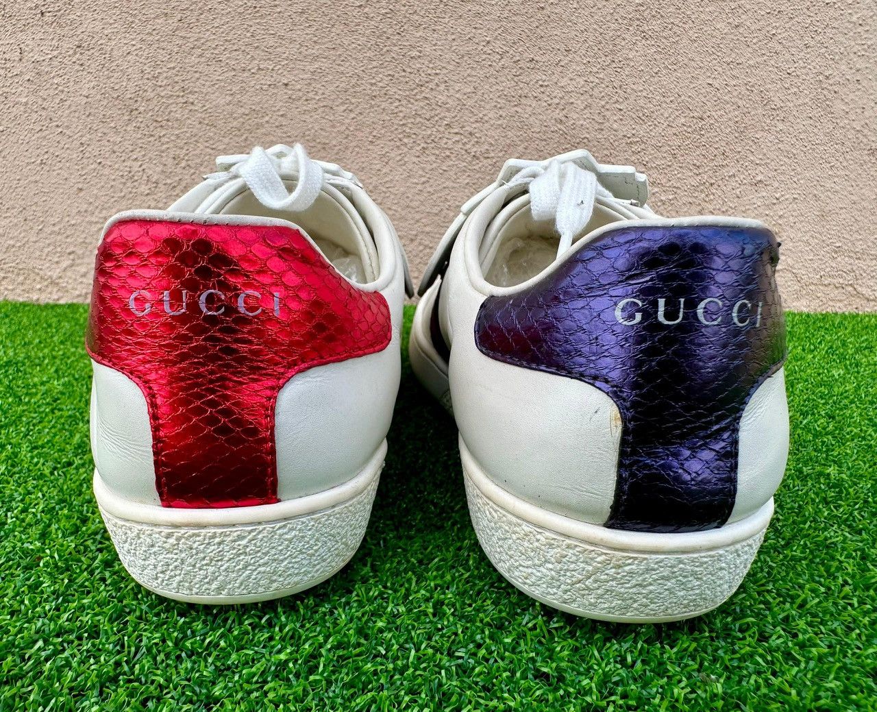 Gucci Authentic Gucci New Ace Vintage Web Crystal Pineapple Size US 8 / IT 38 - 6 Thumbnail