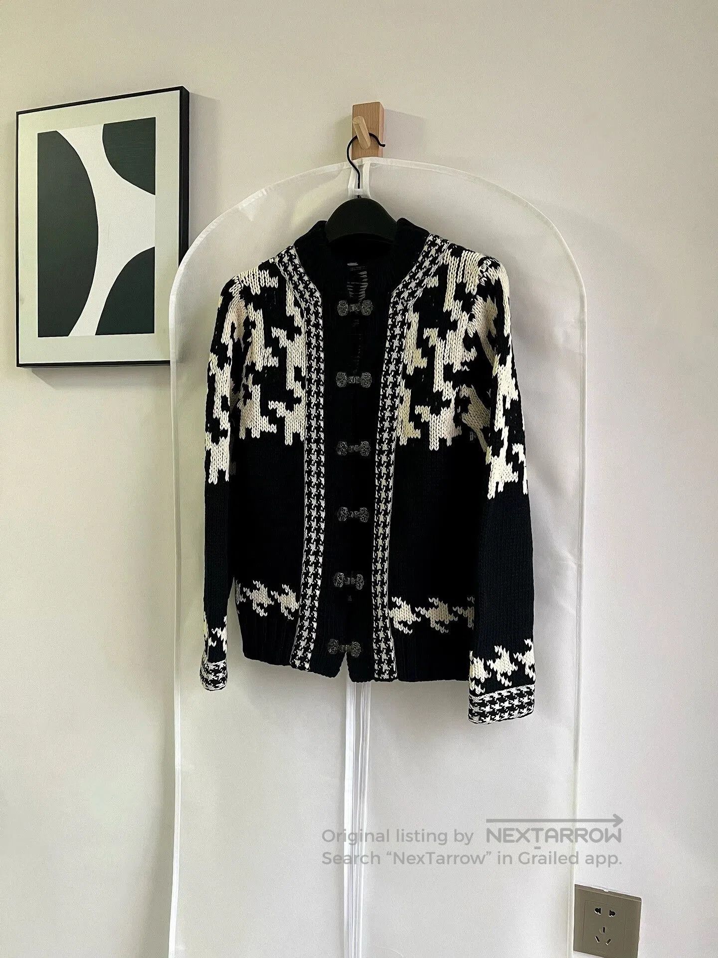 Yohji Yamamoto Yohji Yamamoto Wool Knit Cardigan. Size L / US 10 / IT 46 - 4 Thumbnail