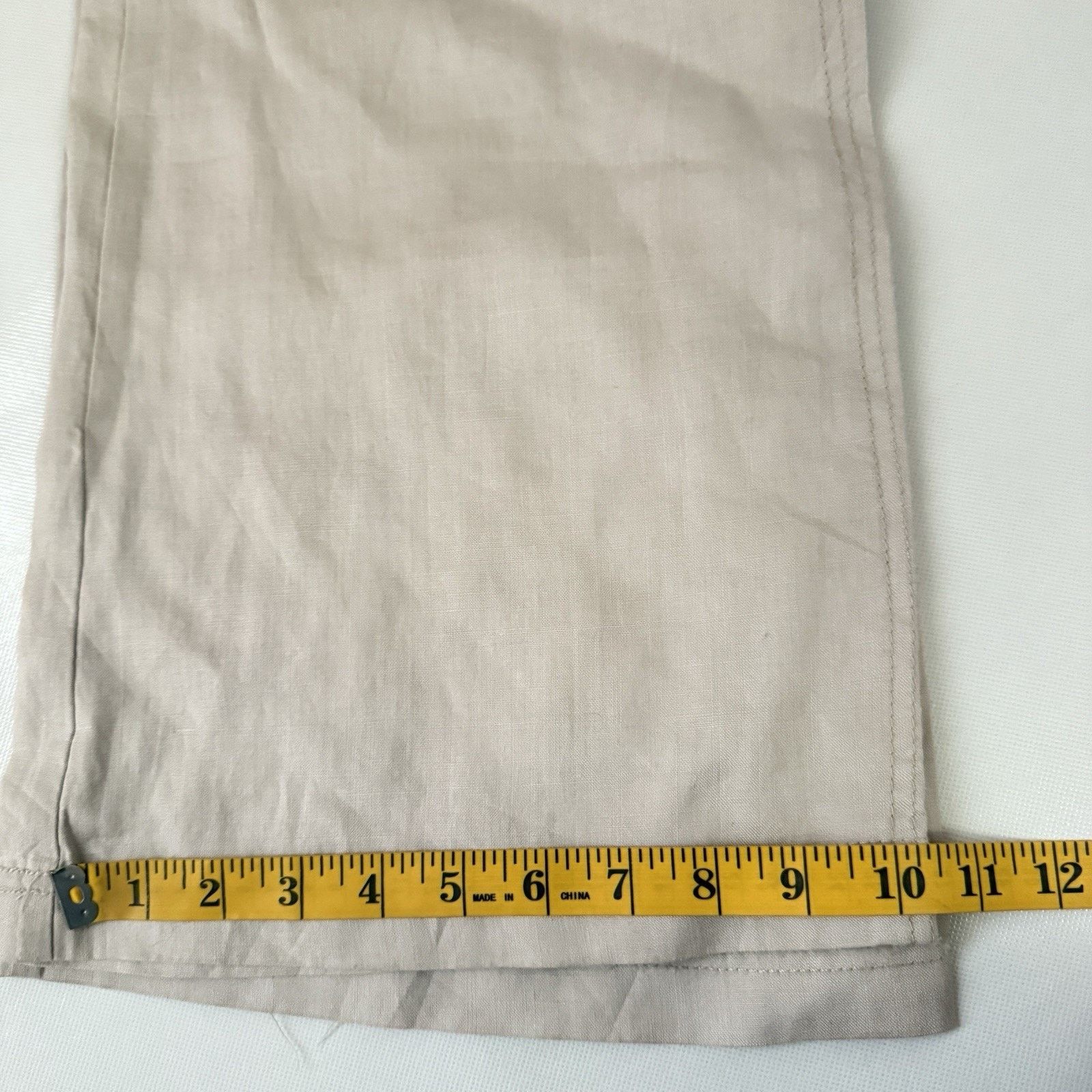 Other XCVI Linen Cargo Beachy Woven Wide Leg Lagenlook Pants Size 32" / US 10 / IT 46 - 7 Thumbnail