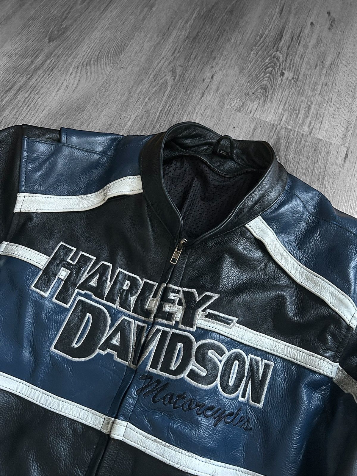 Harley Davidson × Vintage Harley Davidson Vintage leather jacket - drip usa avant gard Size US XXL / EU 58 / 5 - 3 Thumbnail
