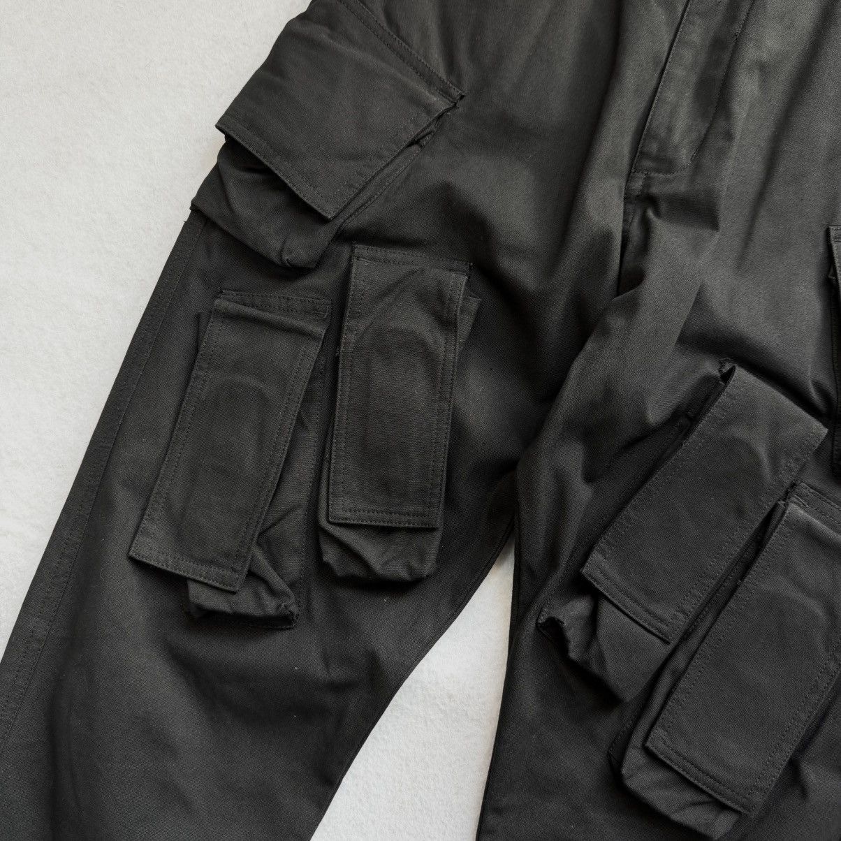 Other 2000s Chaunk DRKLAC Canvas Gasmask Cargo Pants Size US 30 / EU 46 - 3 Thumbnail
